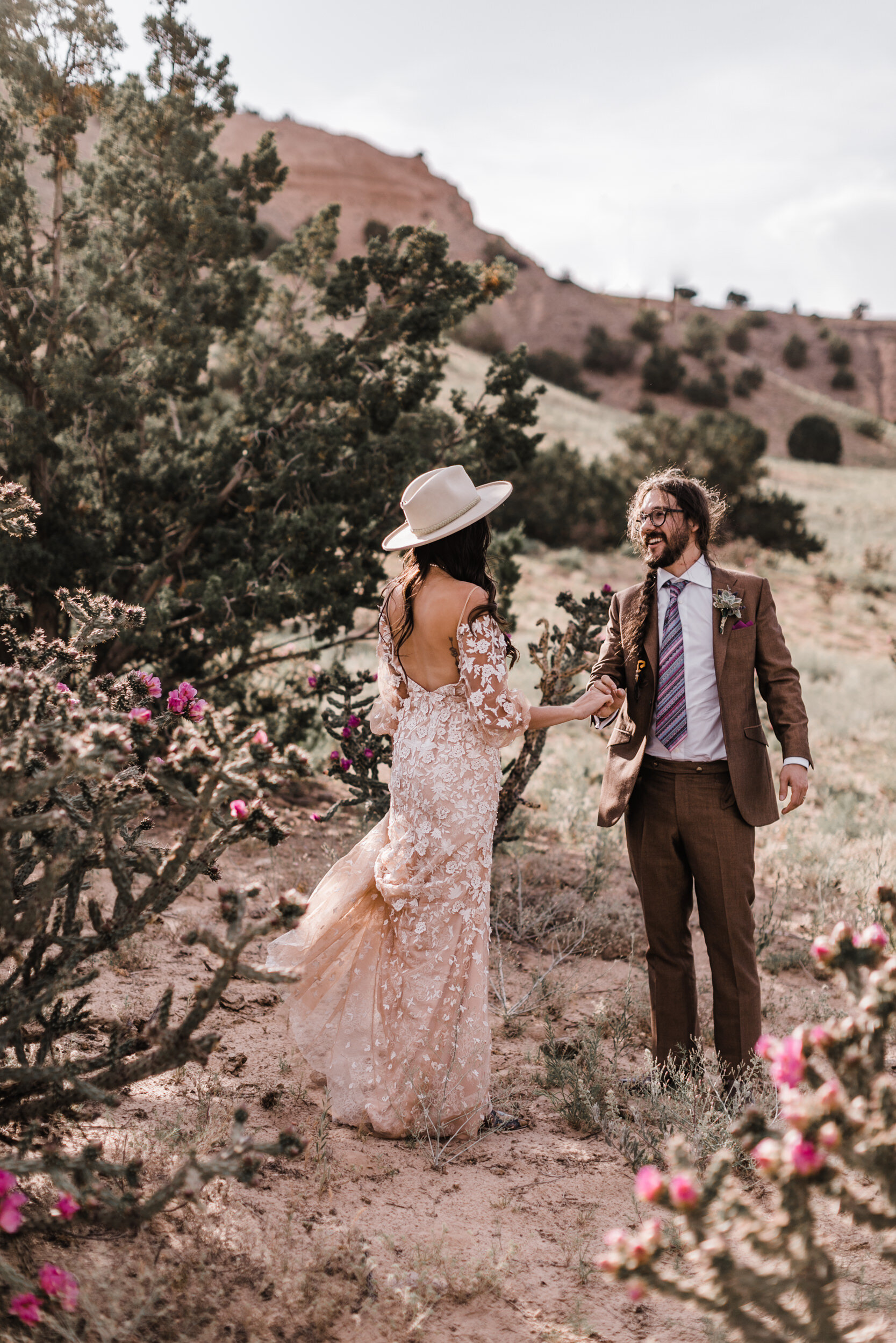 Rachel + Ryan’s Intimate Southwestern Wedding at Inn of the Five Graces in Santa Fe, New Mexico | Turquoise Bride | The Hearnes Adventure Photography