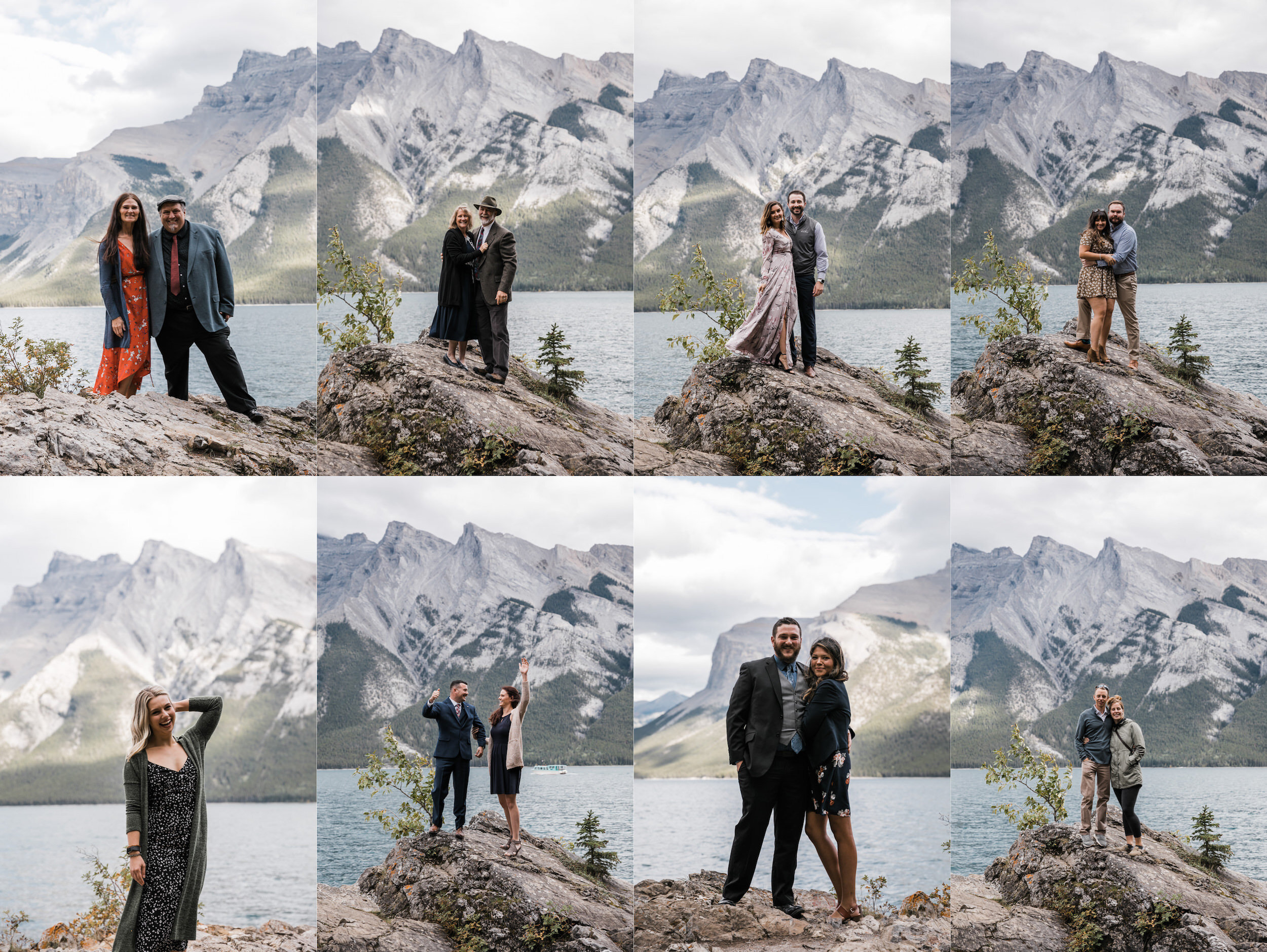 Sunrise First look + Canoeing on Moraine Lake in Banff National Park | The Hearnes Adventure Wedding Photography