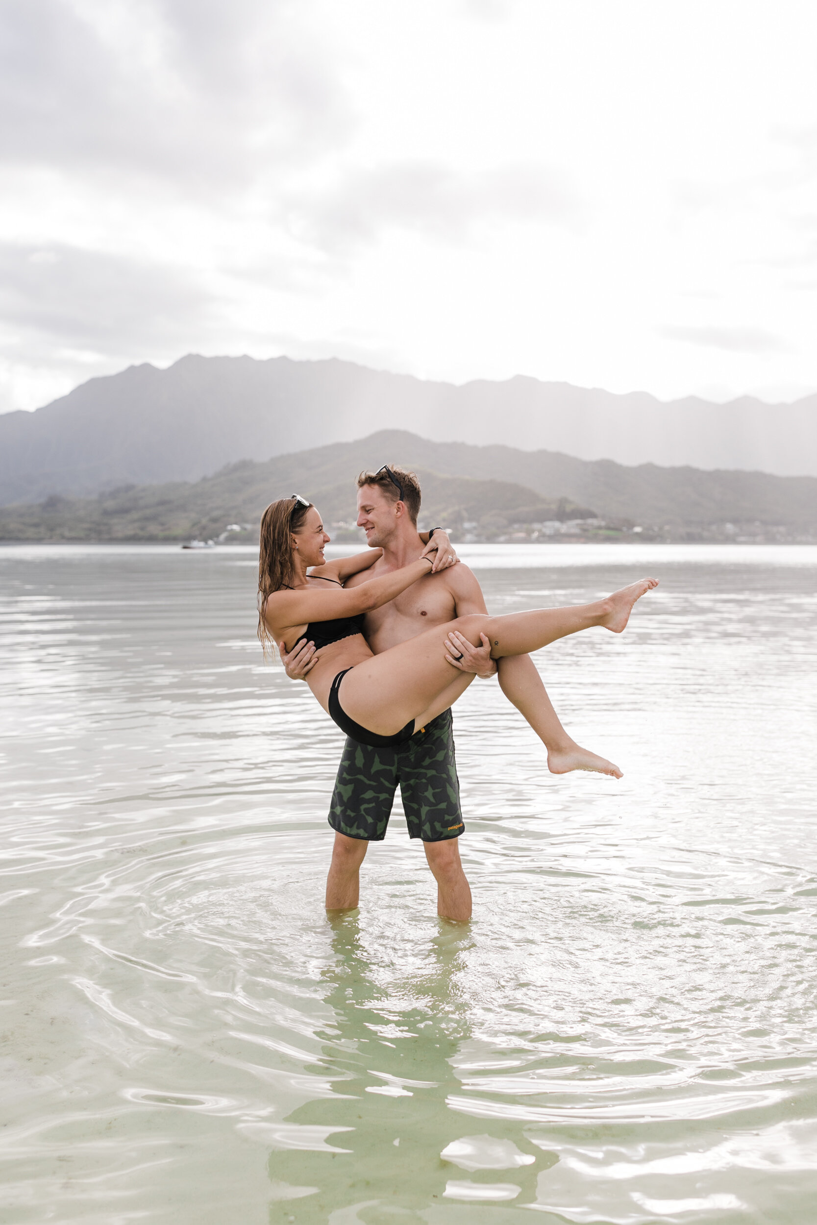 Oahu Adventure Portraits on the Beach | Hawaii Elopement Photographer