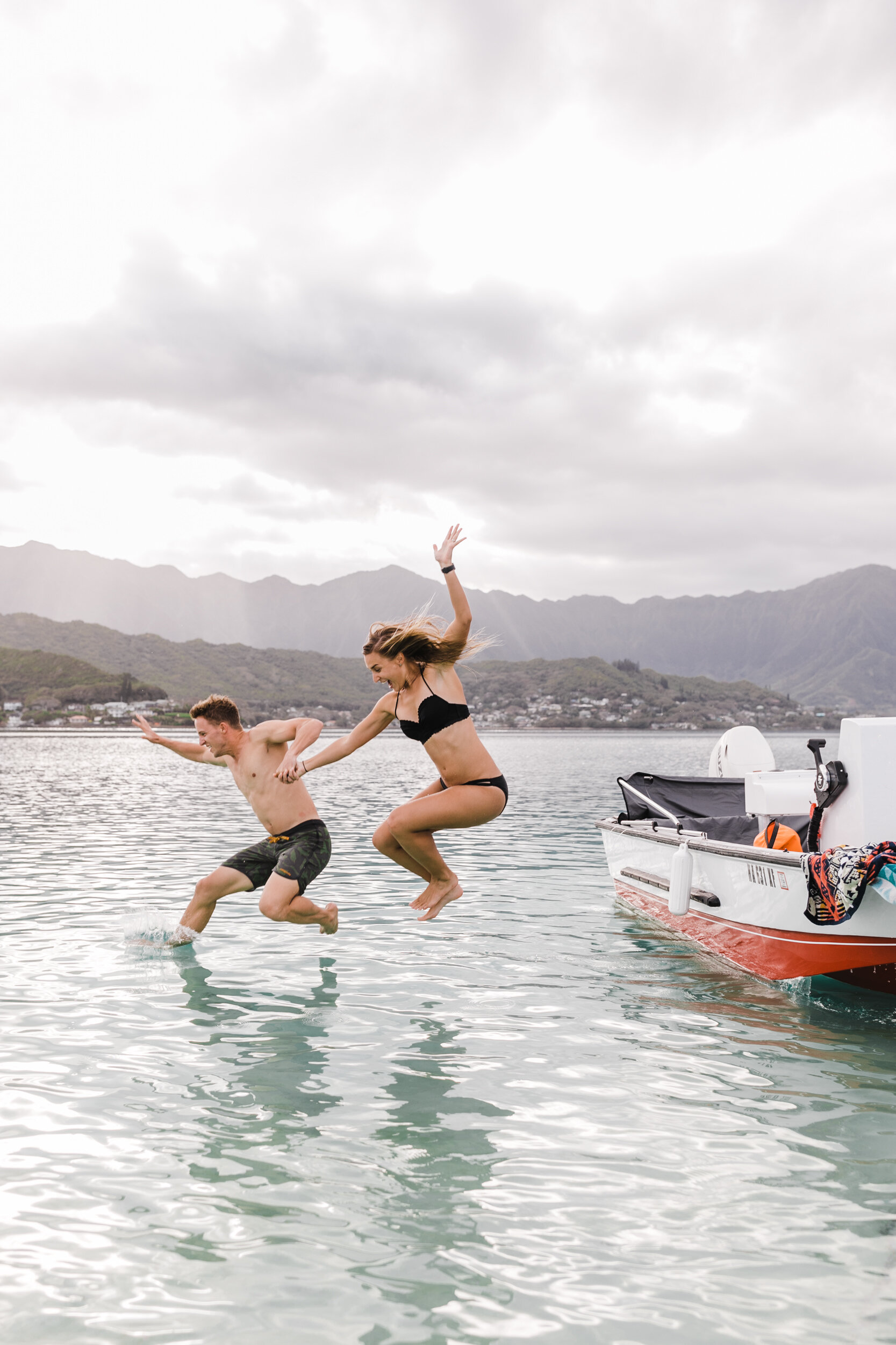 Oahu Adventure Portraits on the Beach | Hawaii Elopement Photographer