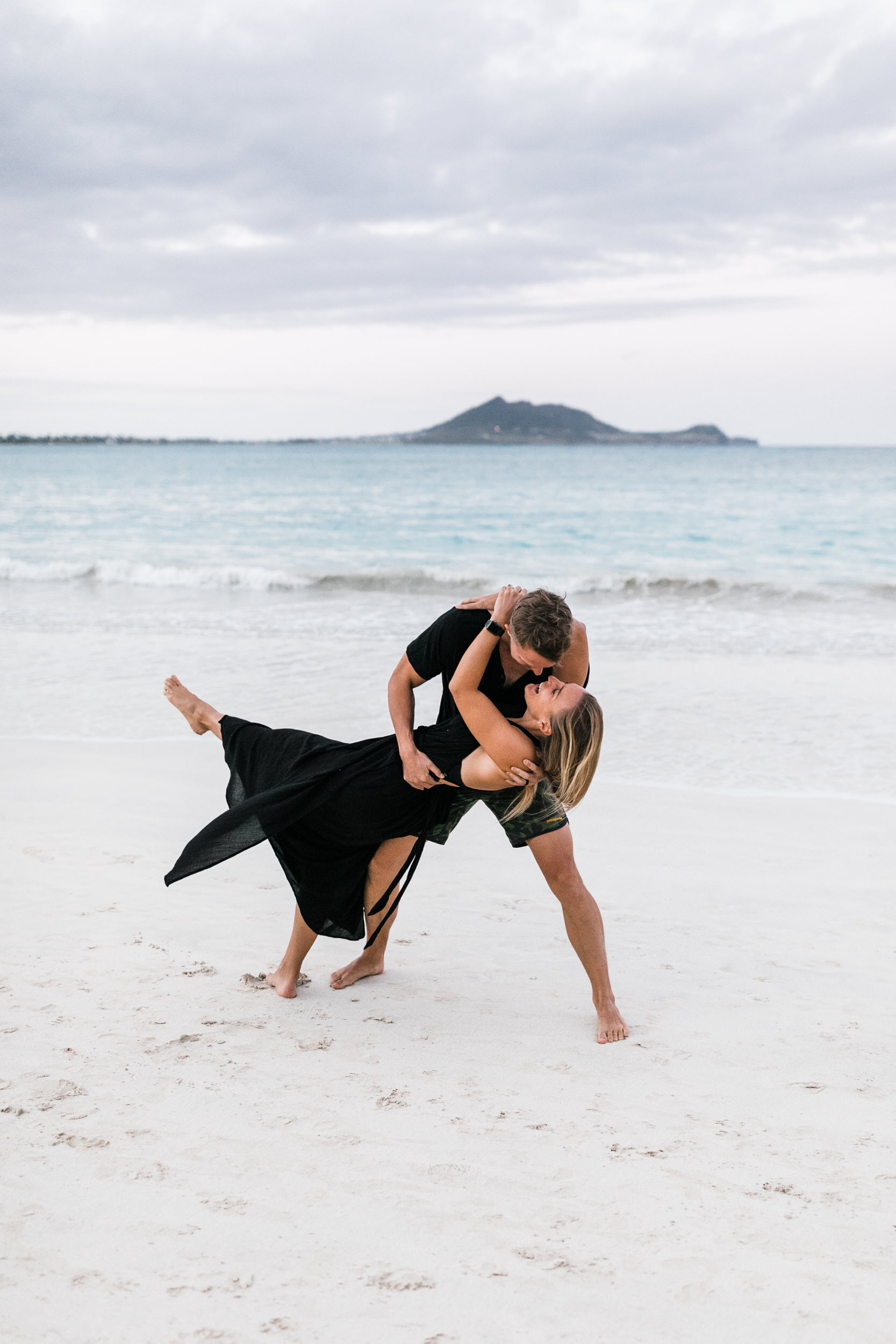 Oahu Adventure Portraits on the Beach | Hawaii Elopement Photographer