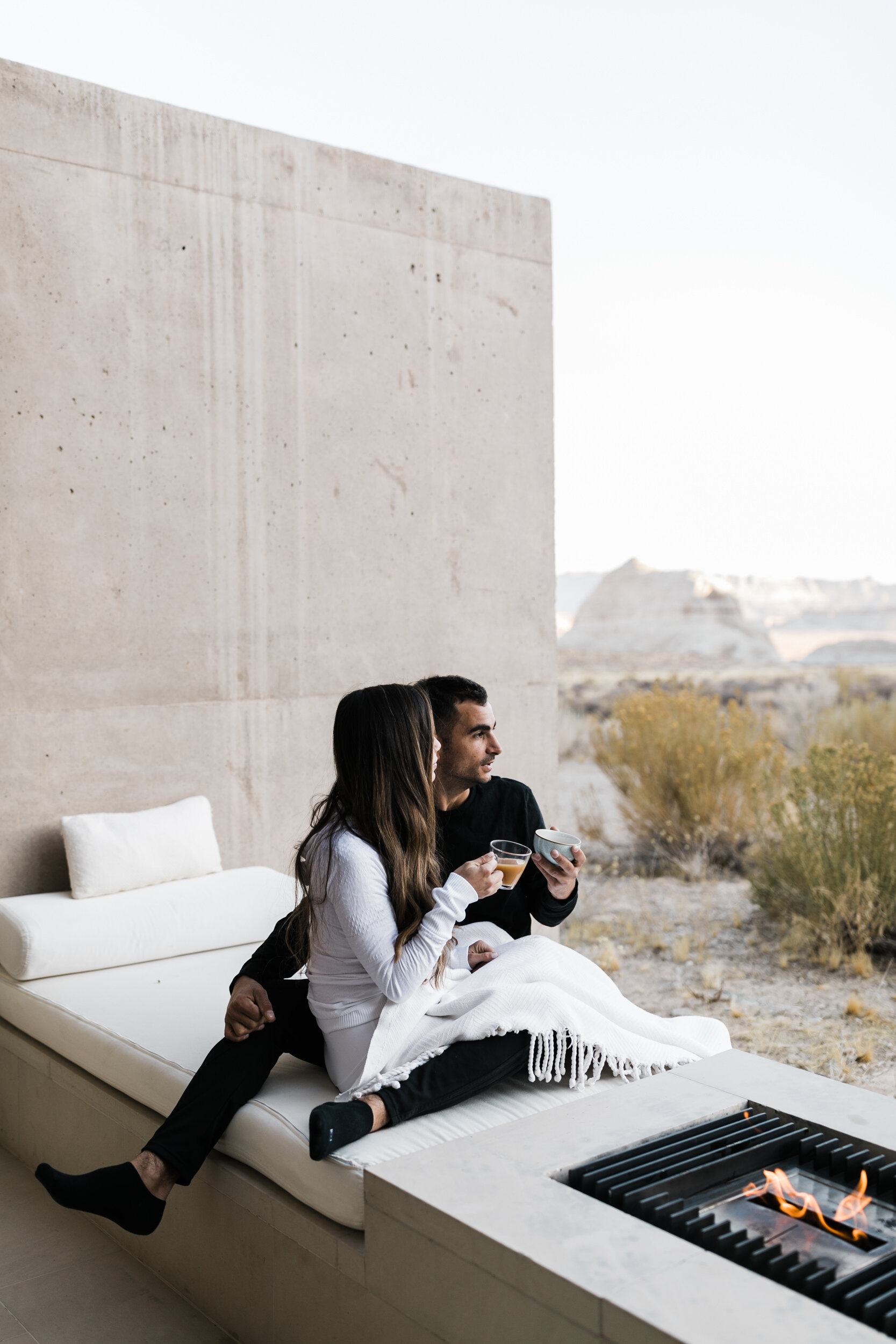 Amangiri Destination Wedding | Luxury Aman Adventure Elopement in the Utah Desert | Galia Lahav Bride | The Hearnes Adventure Photography