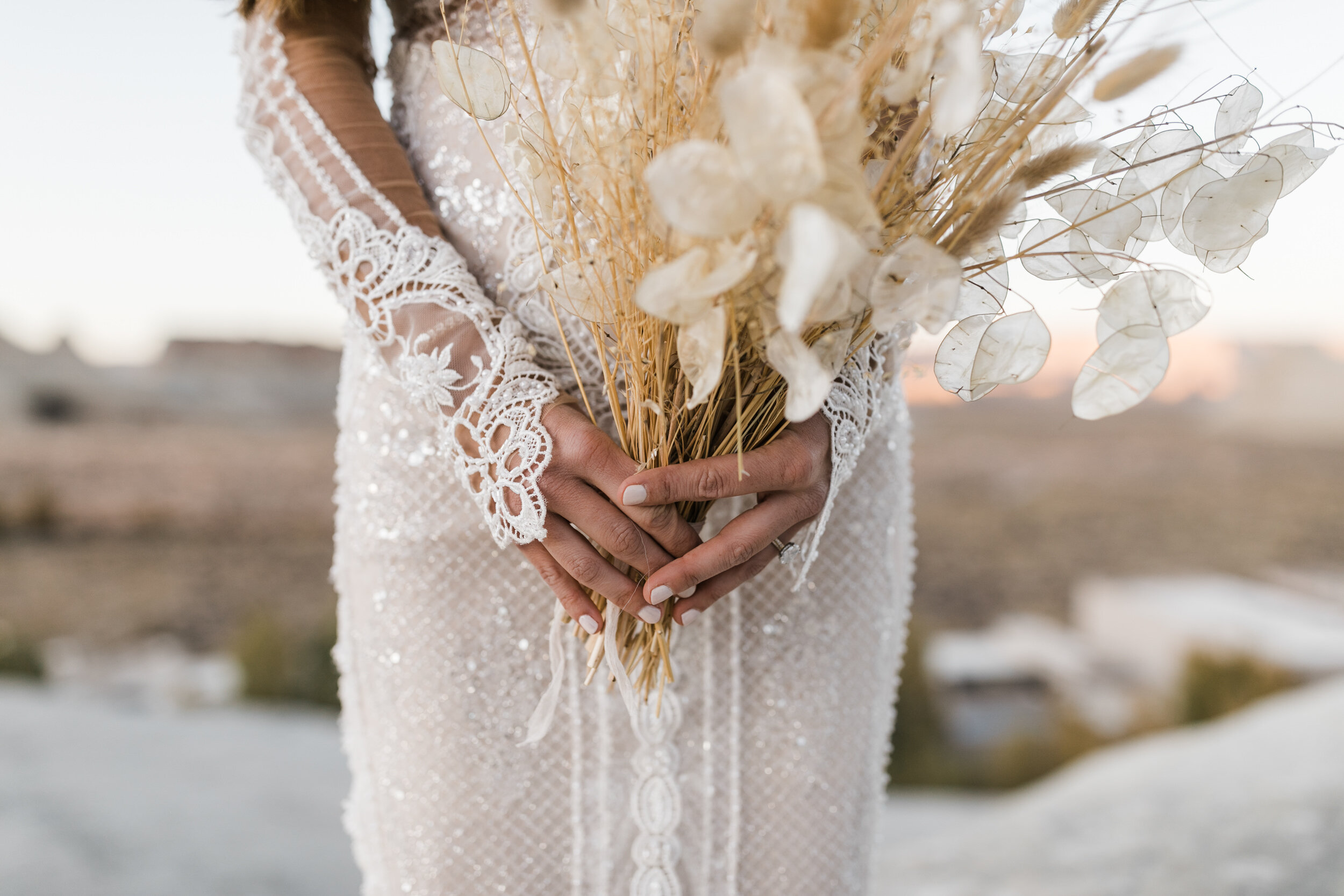 Amangiri Destination Wedding | Luxury Aman Adventure Elopement in the Utah Desert | Galia Lahav Bride | The Hearnes Adventure Photography