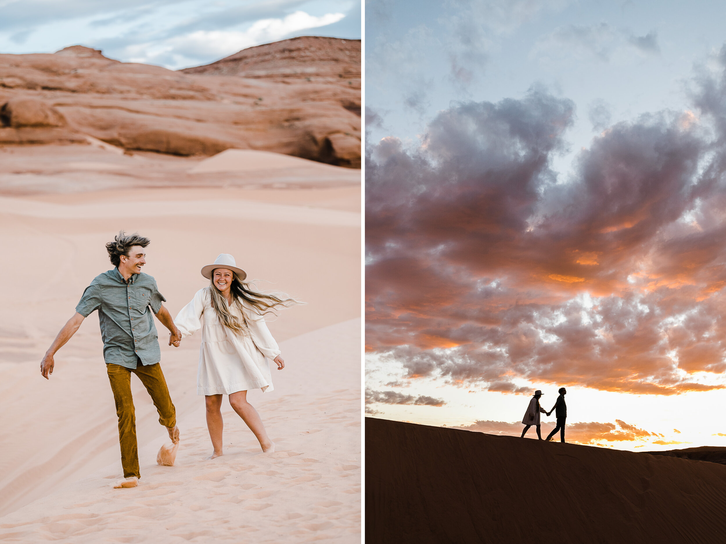 Destination engagement photos in Moab, Utah | The Hearnes Adventure Photography