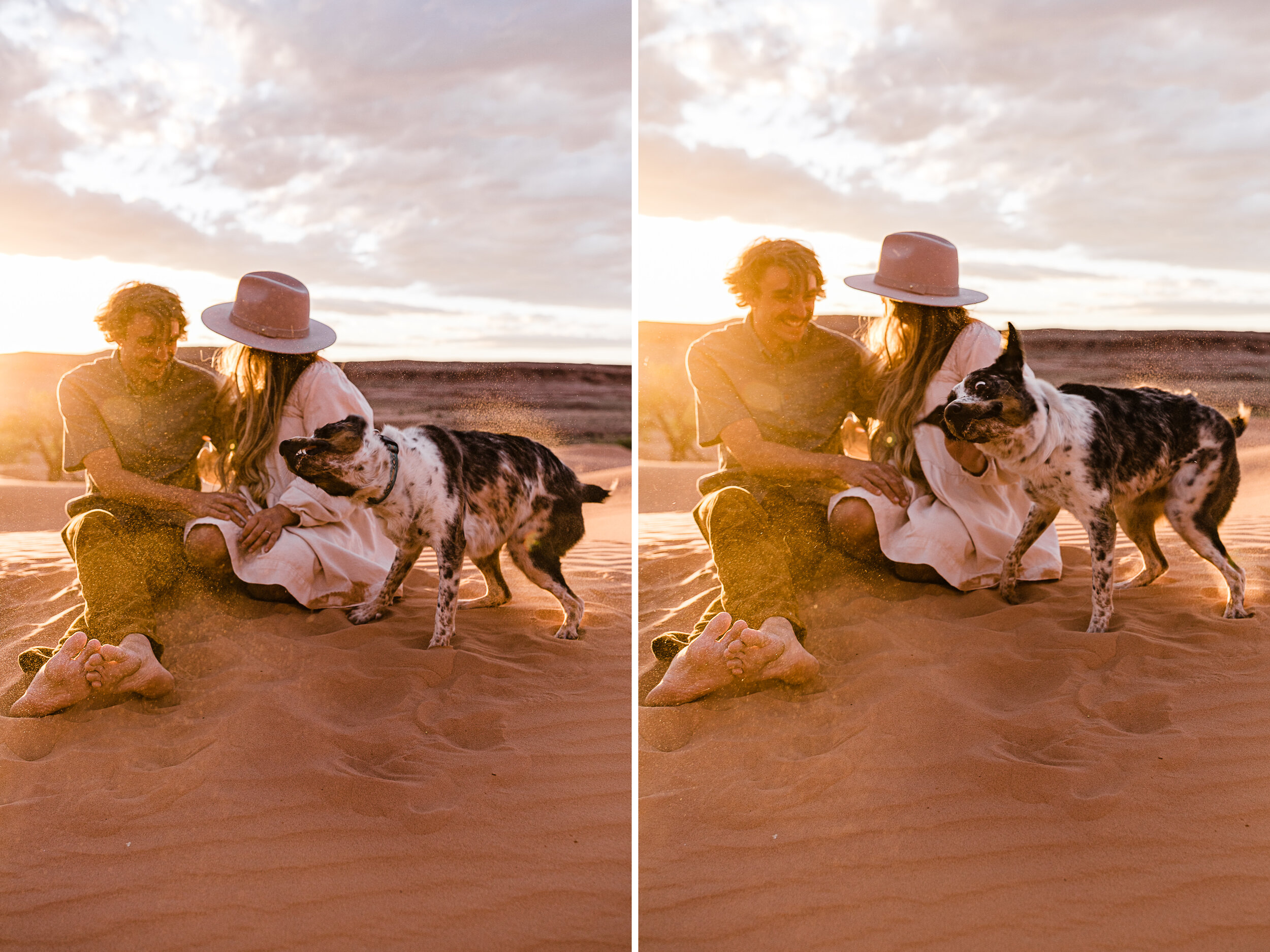 Destination engagement photos in Moab, Utah | The Hearnes Adventure Photography