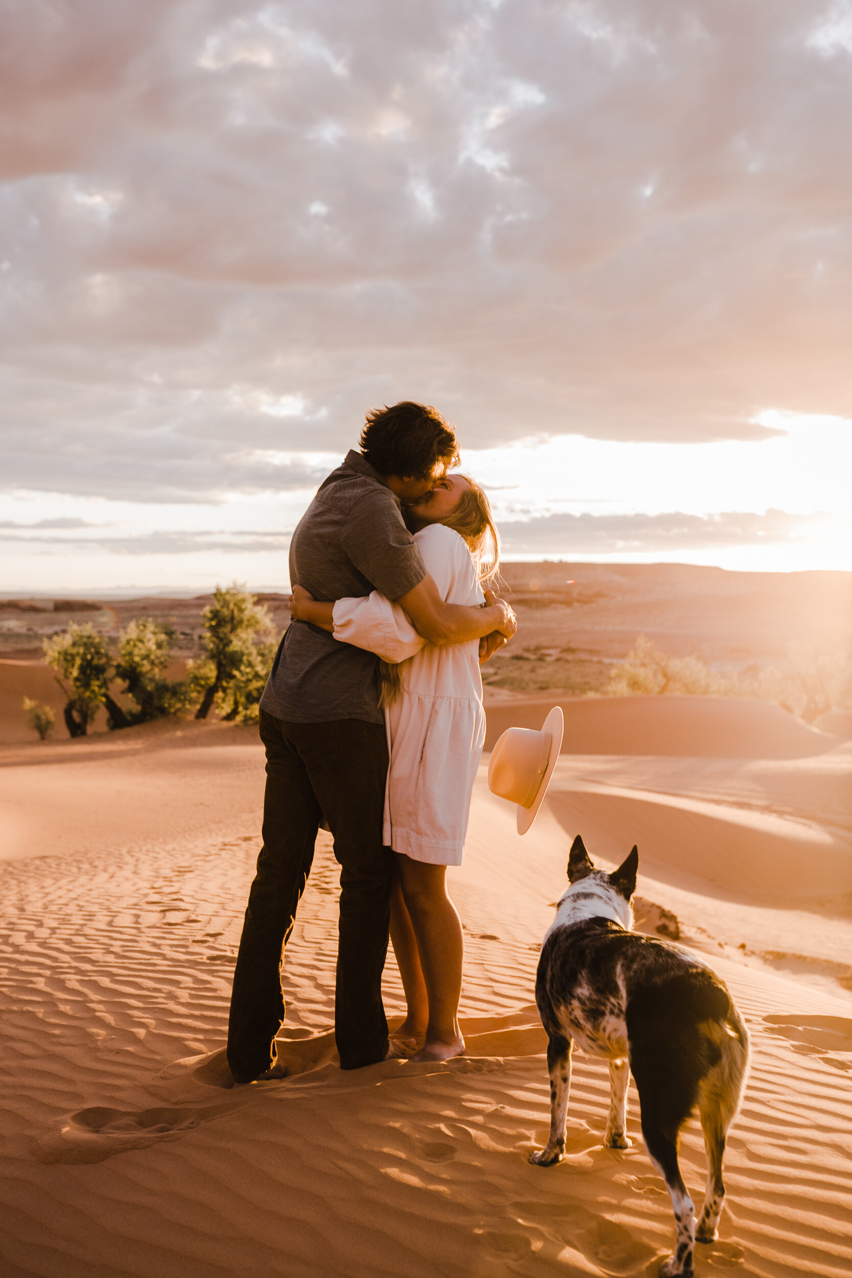 Destination engagement photos in Moab, Utah | The Hearnes Adventure Photography