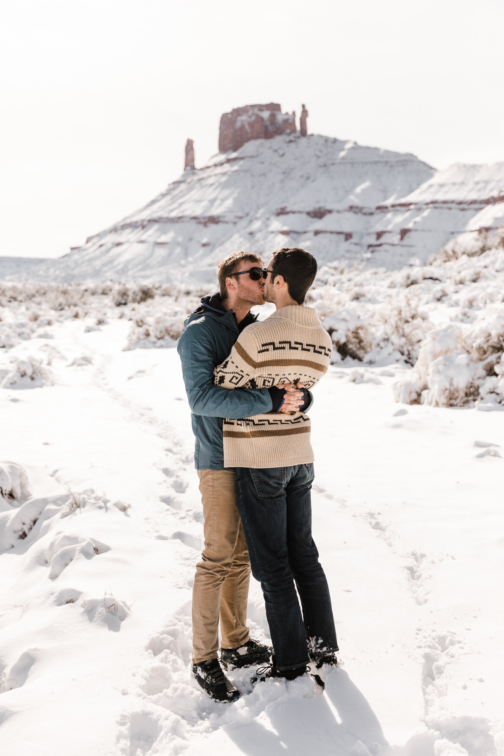 LGBTQ+ Elopement Photographer | Casual Adventure Session in Moab, Utah