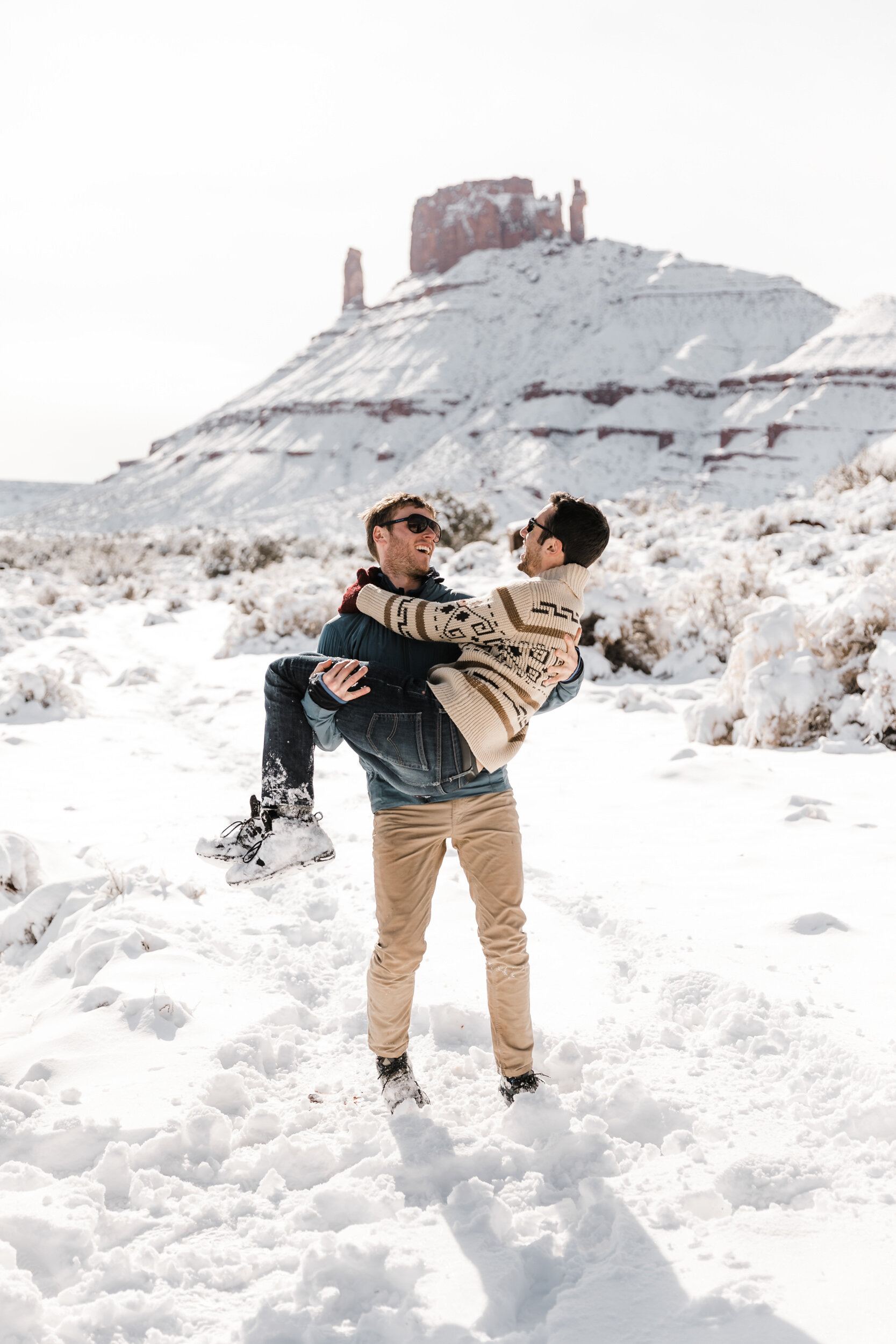 LGBTQ+ Elopement Photographer | Casual Adventure Session in Moab, Utah