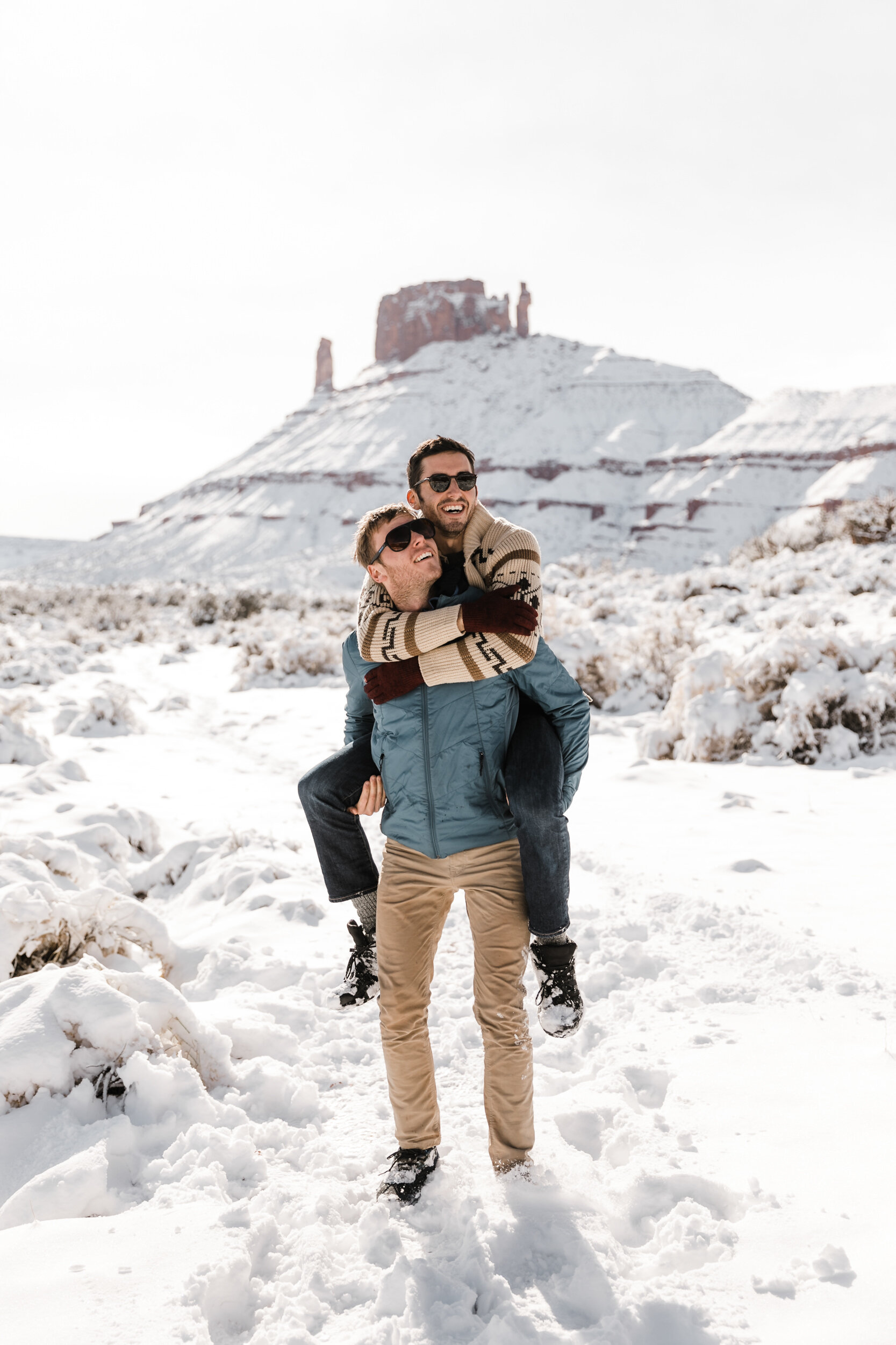 LGBTQ+ Elopement Photographer | Casual Adventure Session in Moab, Utah