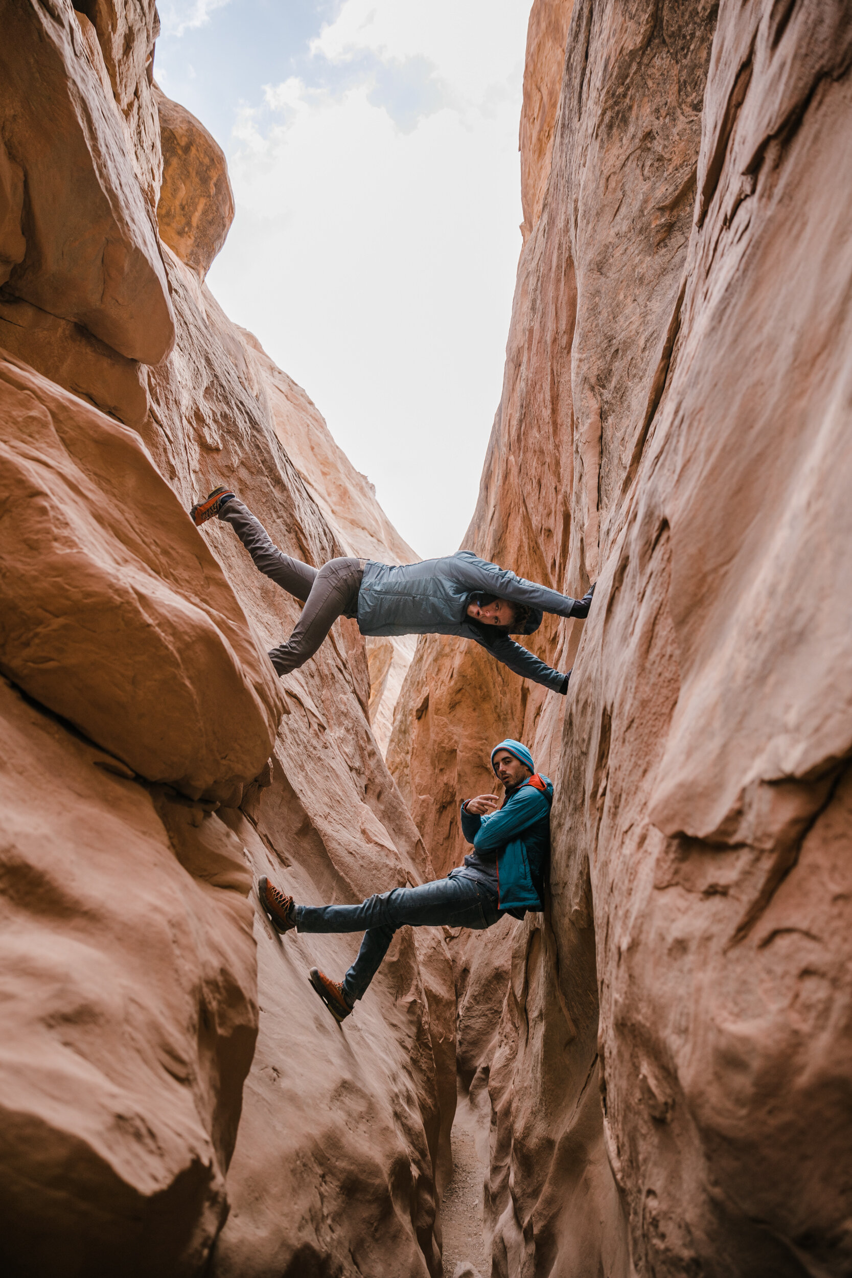 LGBT Gay Portrait Session in a Utah Slot Canyon with The Hearnes