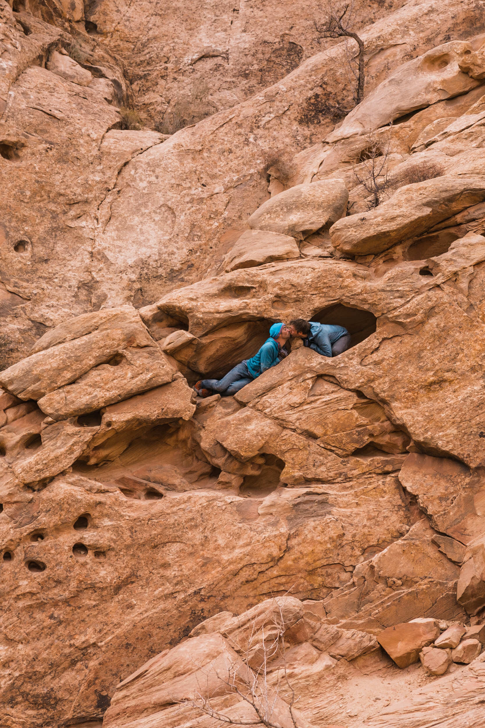 LGBT Gay Portrait Session in a Utah Slot Canyon with The Hearnes