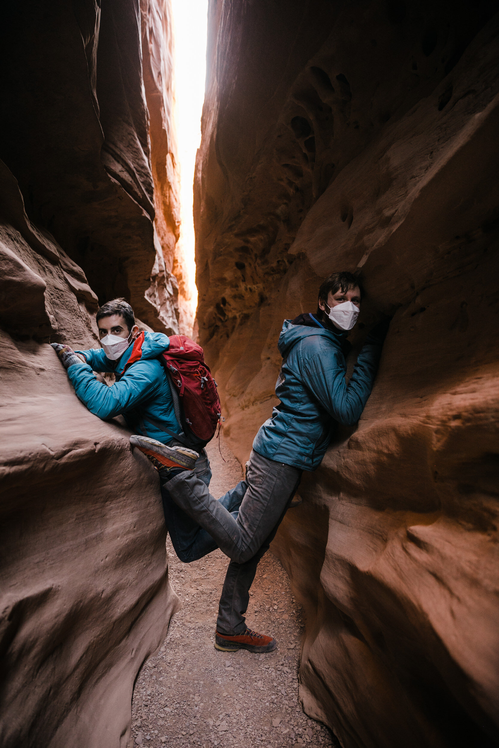 LGBT Gay Portrait Session in a Utah Slot Canyon with The Hearnes