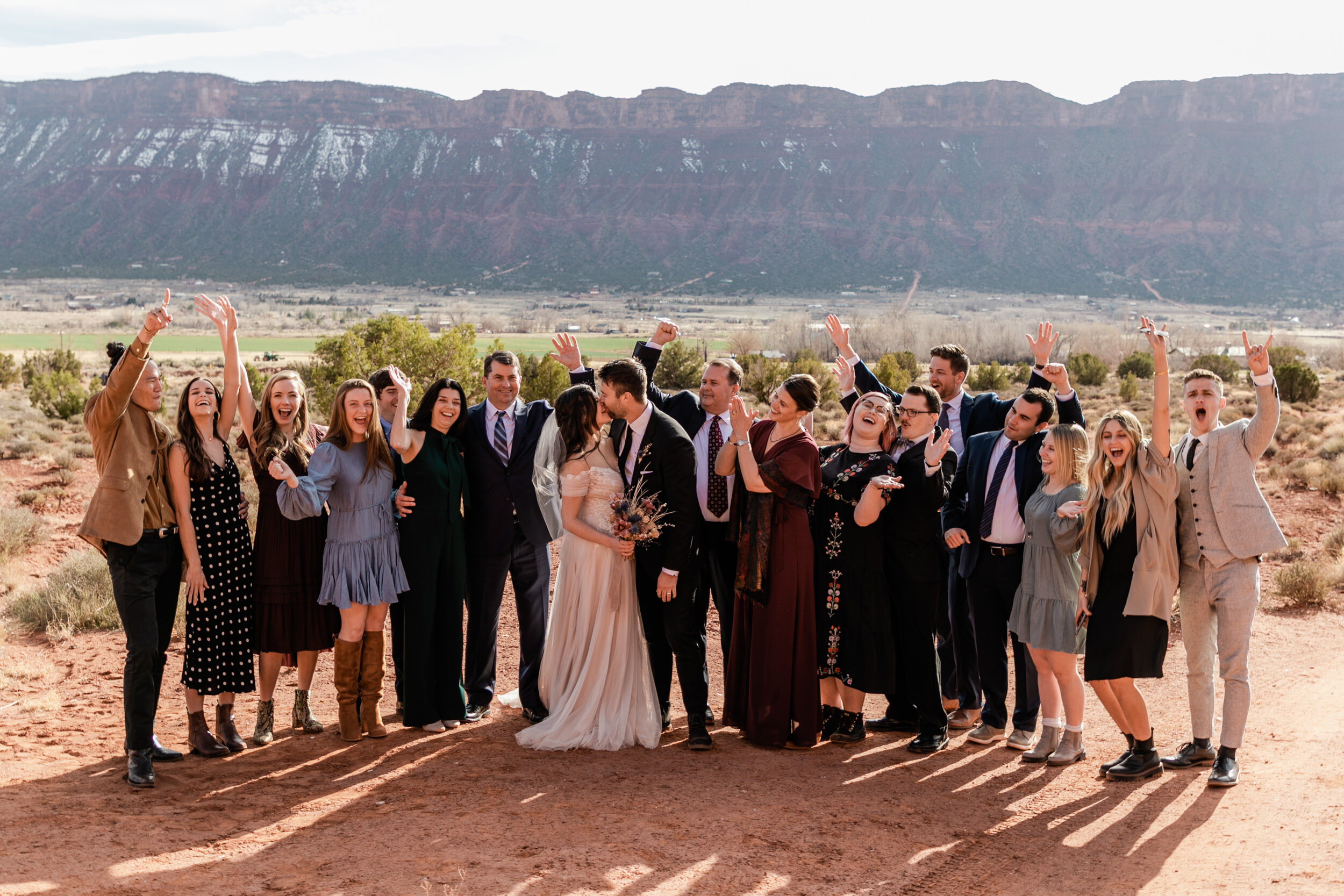 Moab Utah Elopement | Small Family Wedding near Arches National Park | The Hearnes Photography