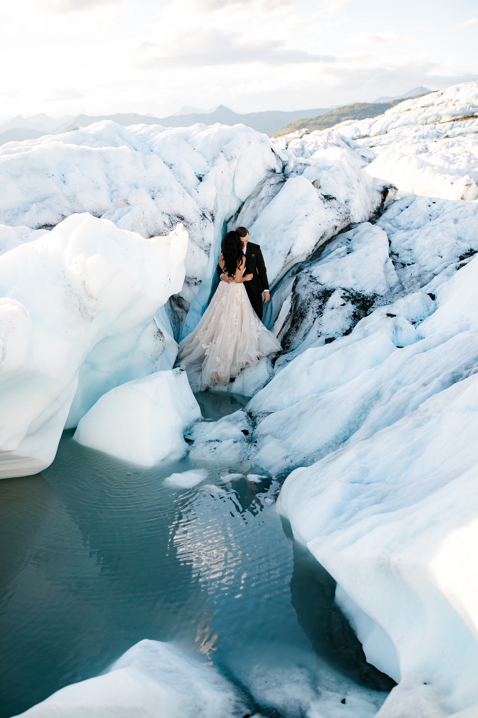 Alaska Elopement on a Glacier | Best of 2020, Our Favorite Wedding Photos of the Year | The Hearnes Adventure Wedding Photography