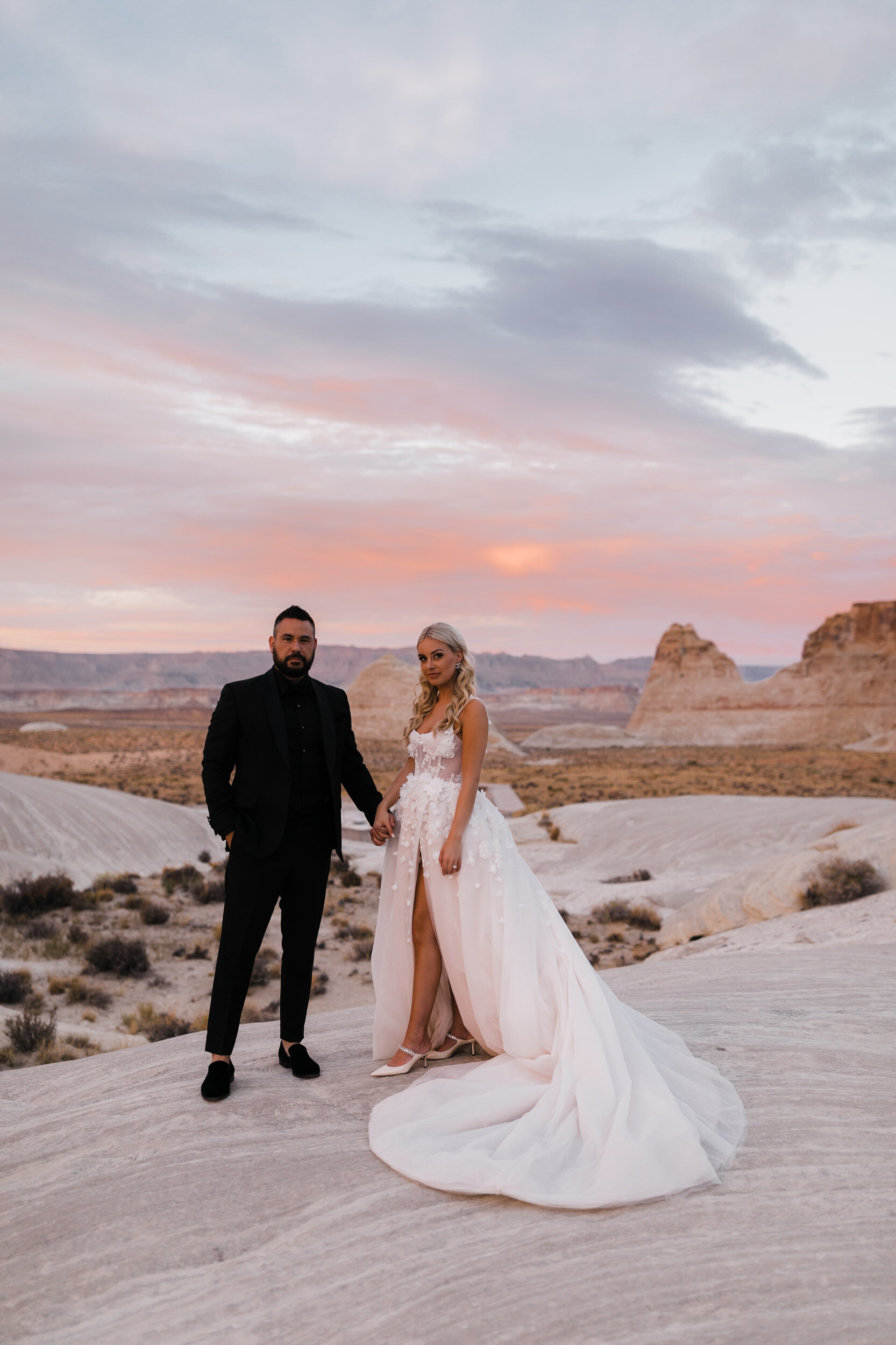 Stylish Elopement at Amangiri Resort in Utah | Best of 2020, Our Favorite Wedding Photos of the Year | The Hearnes Adventure Wedding Photography