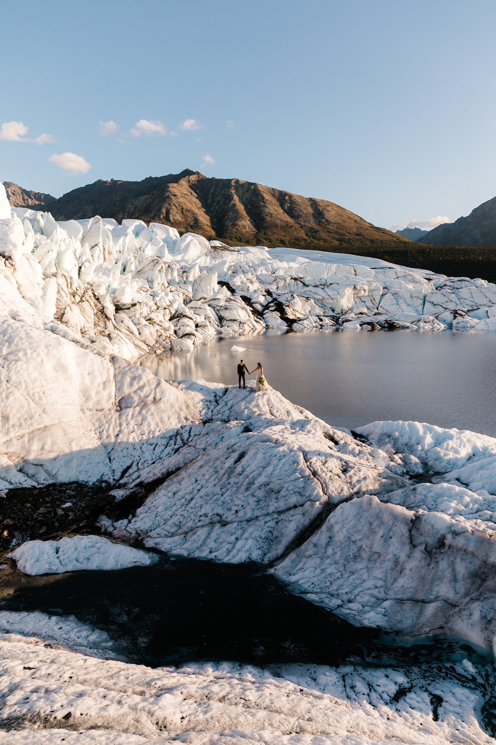 Alaska Elopement on a Glacier | The Hearnes Adventure Wedding Photography