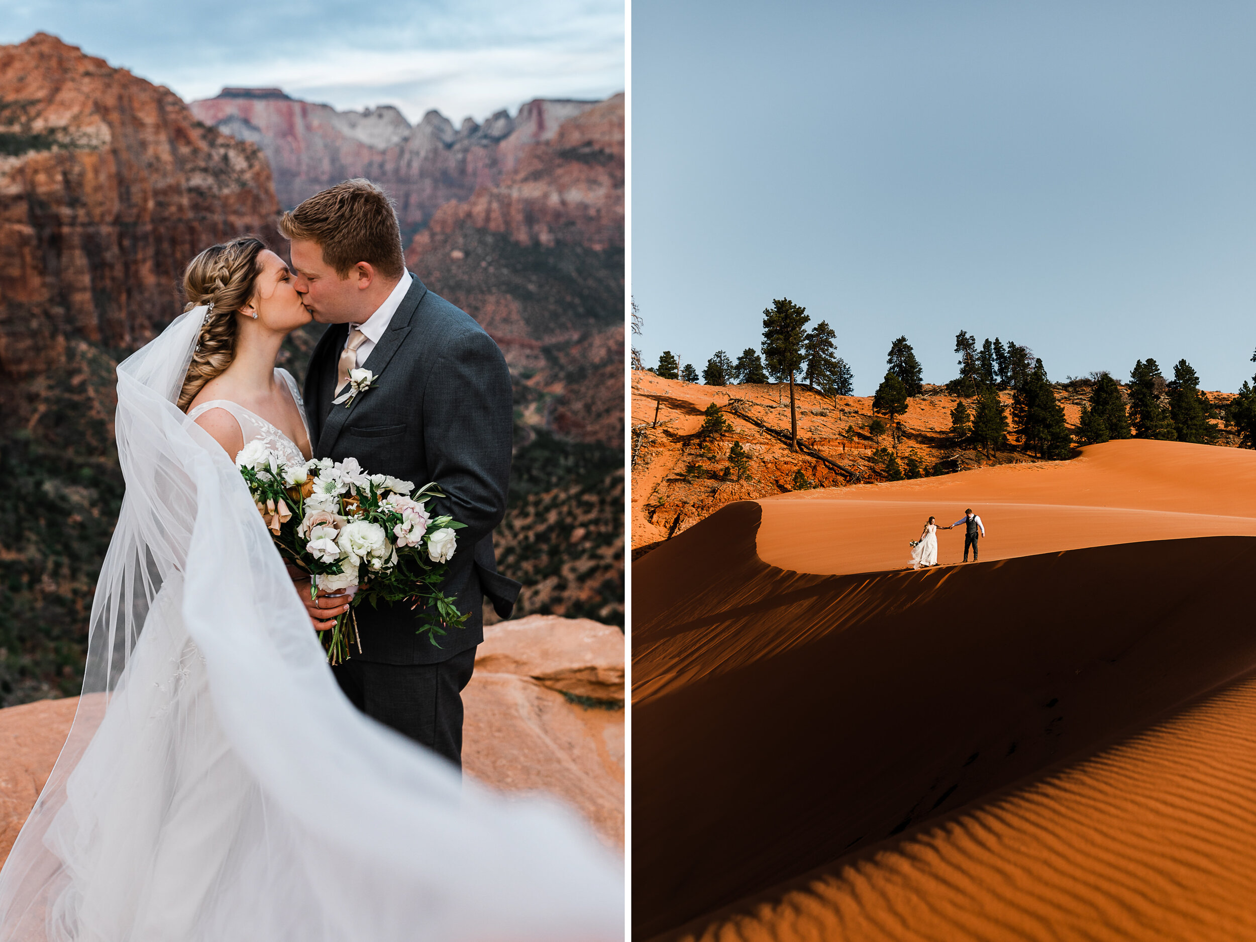 Zion Utah Elopement | National Park Wedding Inspiration | The Hearnes Photography