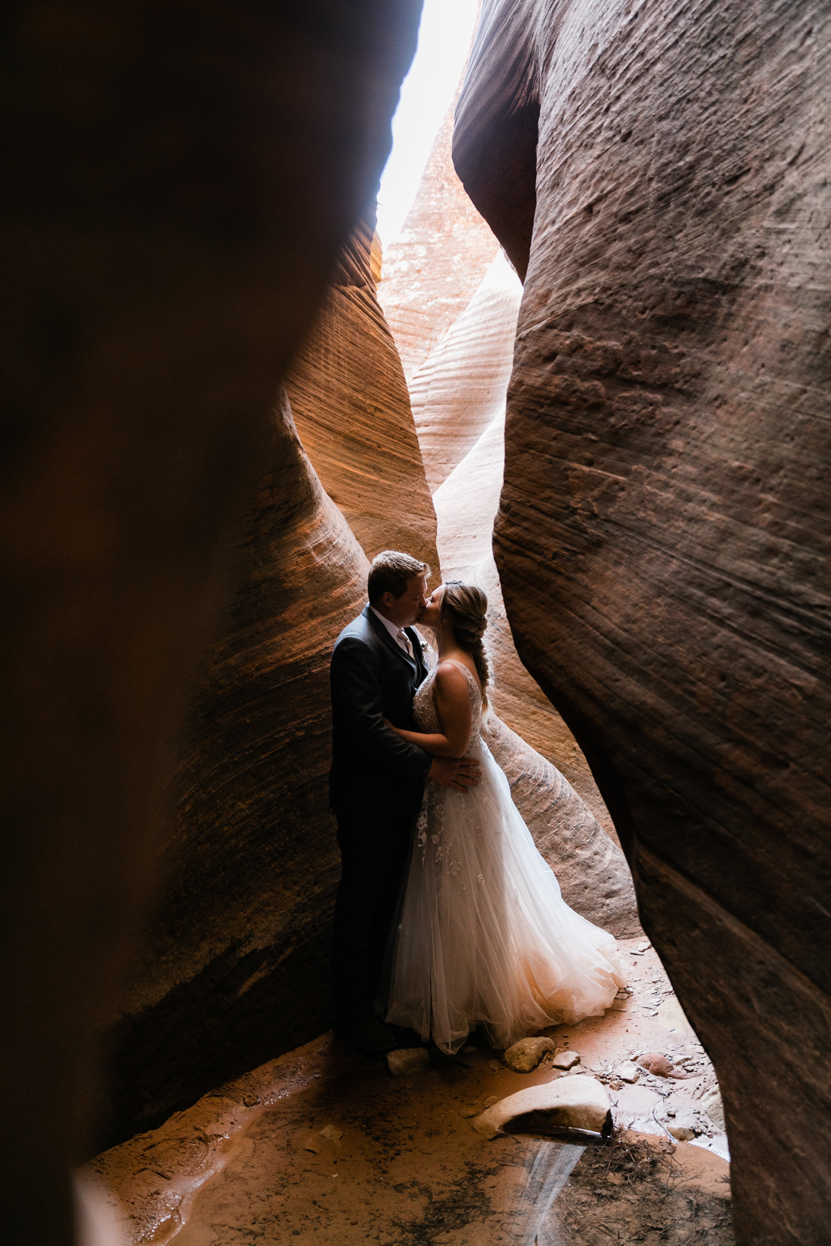 Zion Utah Elopement | Intimate Adventure Wedding in Canyon | The Hearnes Photography