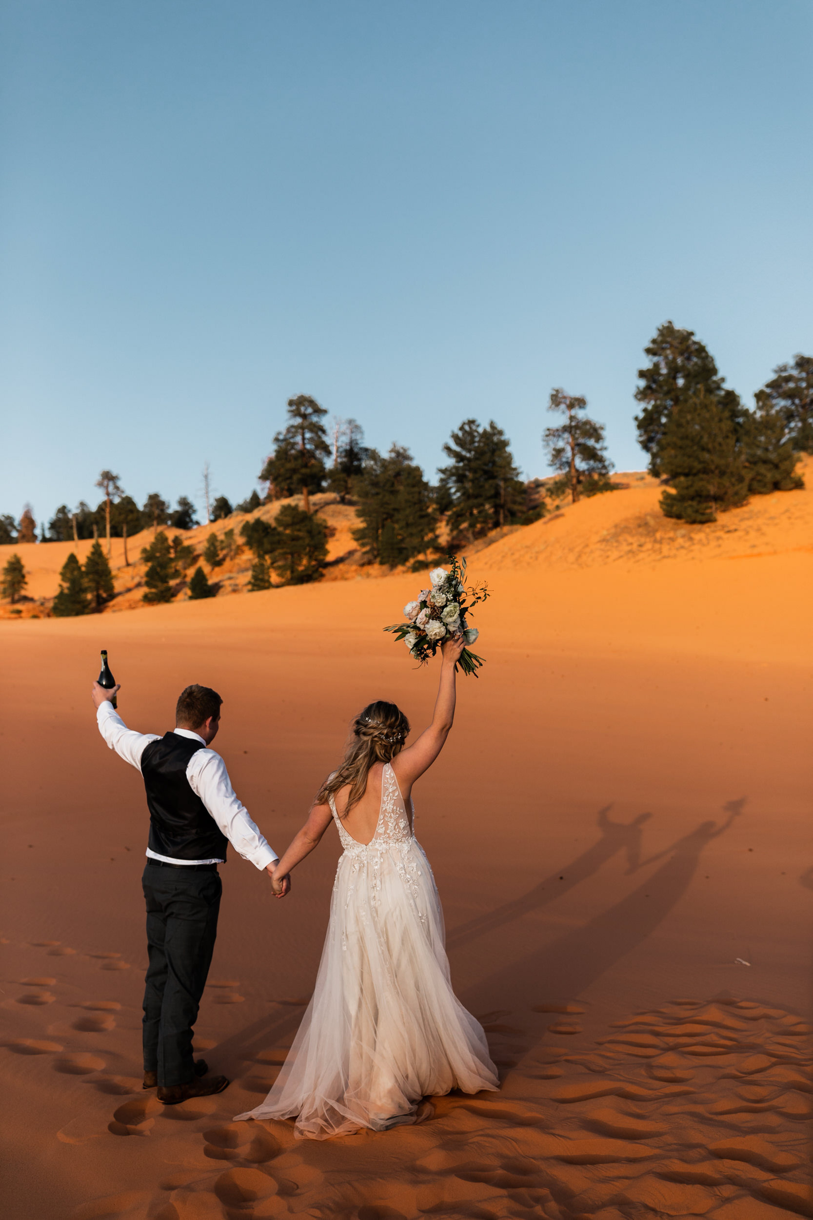 Utah Elopement | Adventurous Wedding in Sand Dunes | The Hearnes Photography
