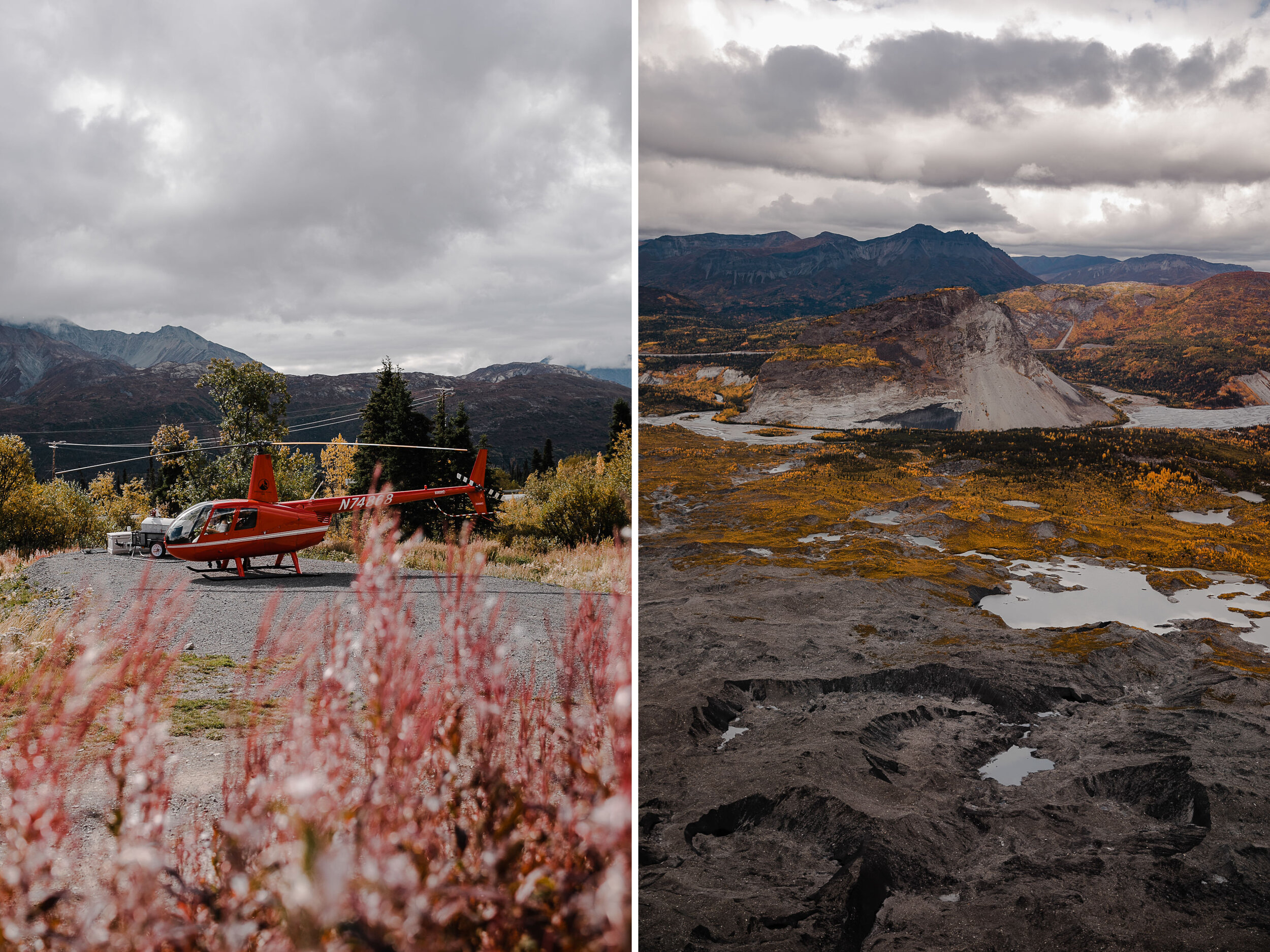 Alaska Elopement | Fall Colors | The Hearnes Photography