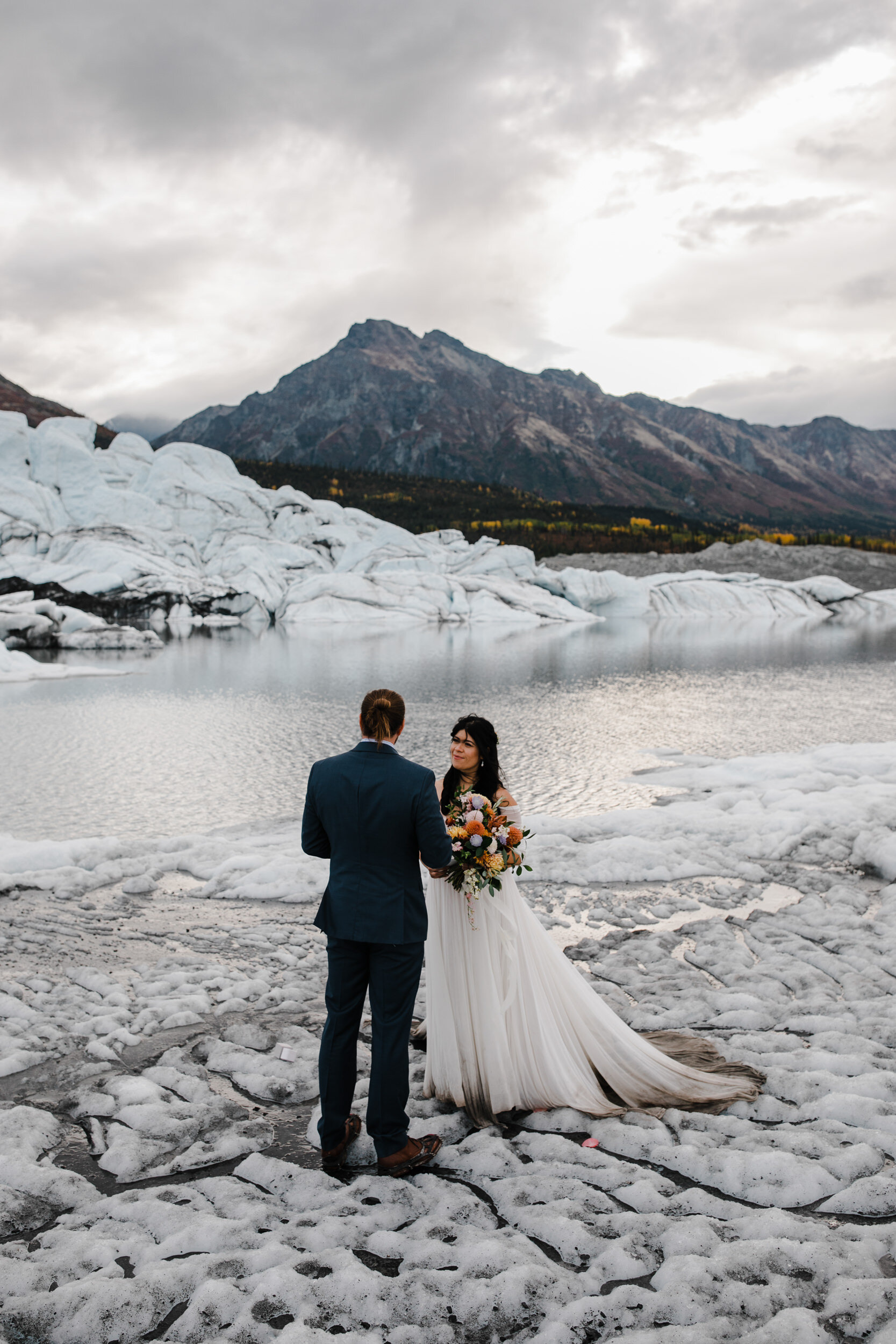 Intimate Elopement | Fall Colors in Alaska | The Hearnes Photography