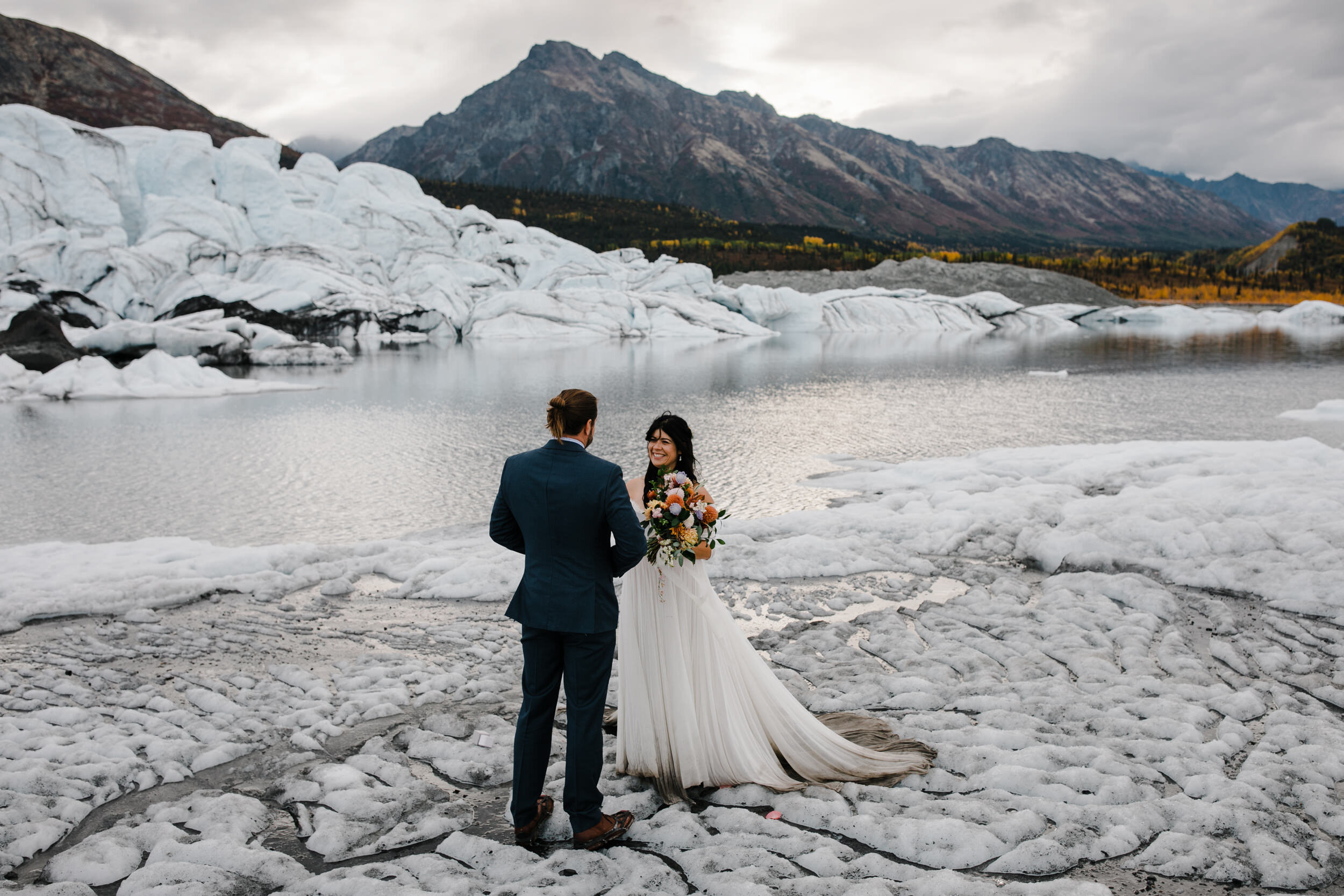 Intimate Elopement | Fall Colors in Alaska | The Hearnes Photography