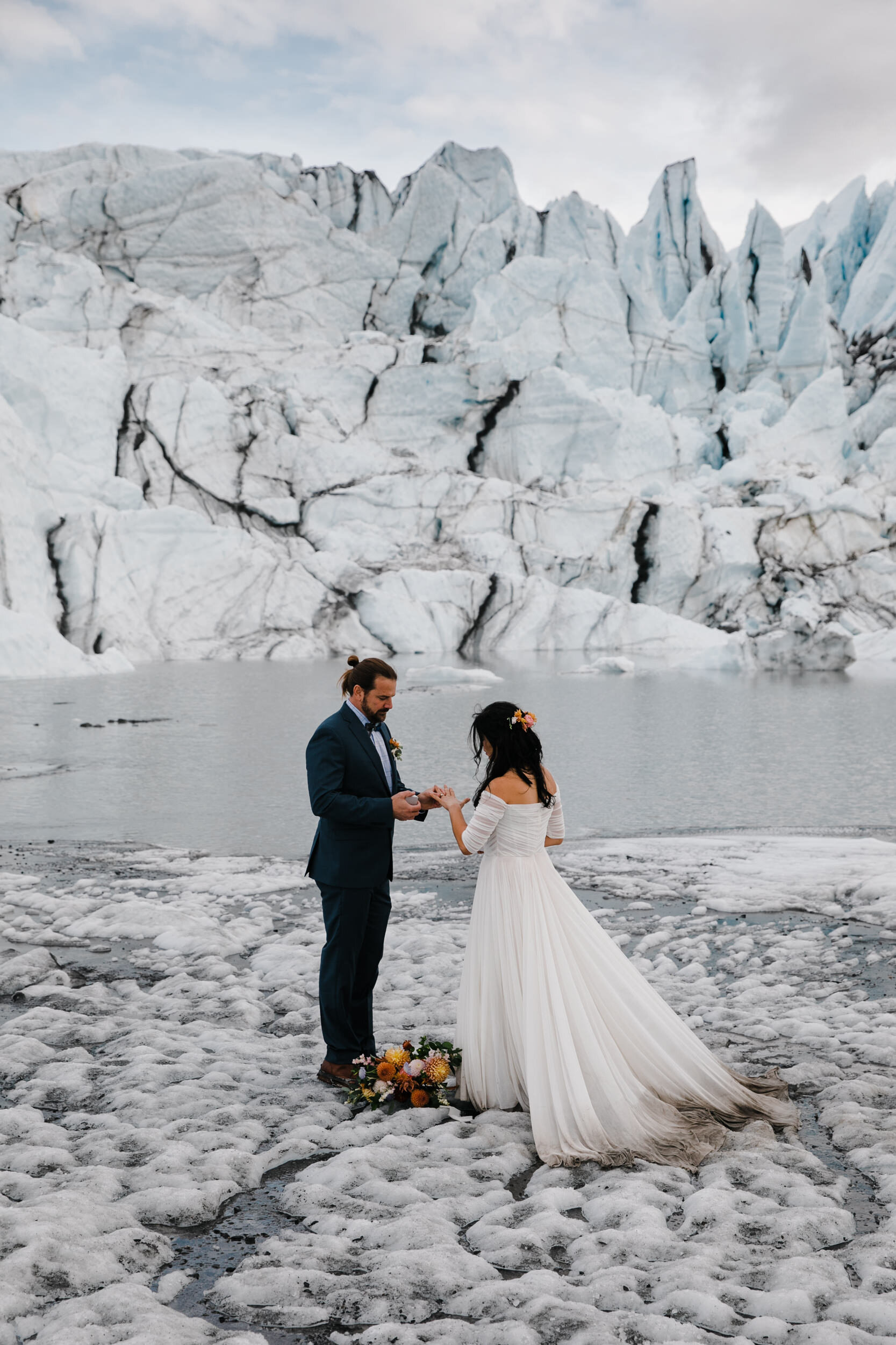 Alaska Elopement | Adventure Wedding on a Glacier | The Hearnes Photography