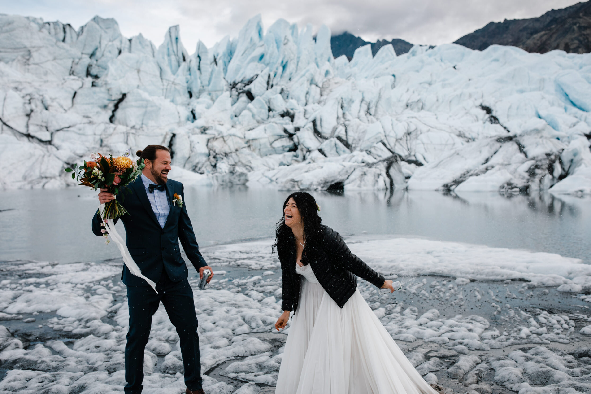 Alaska Elopement | Adventure Wedding on a Glacier | The Hearnes Photography