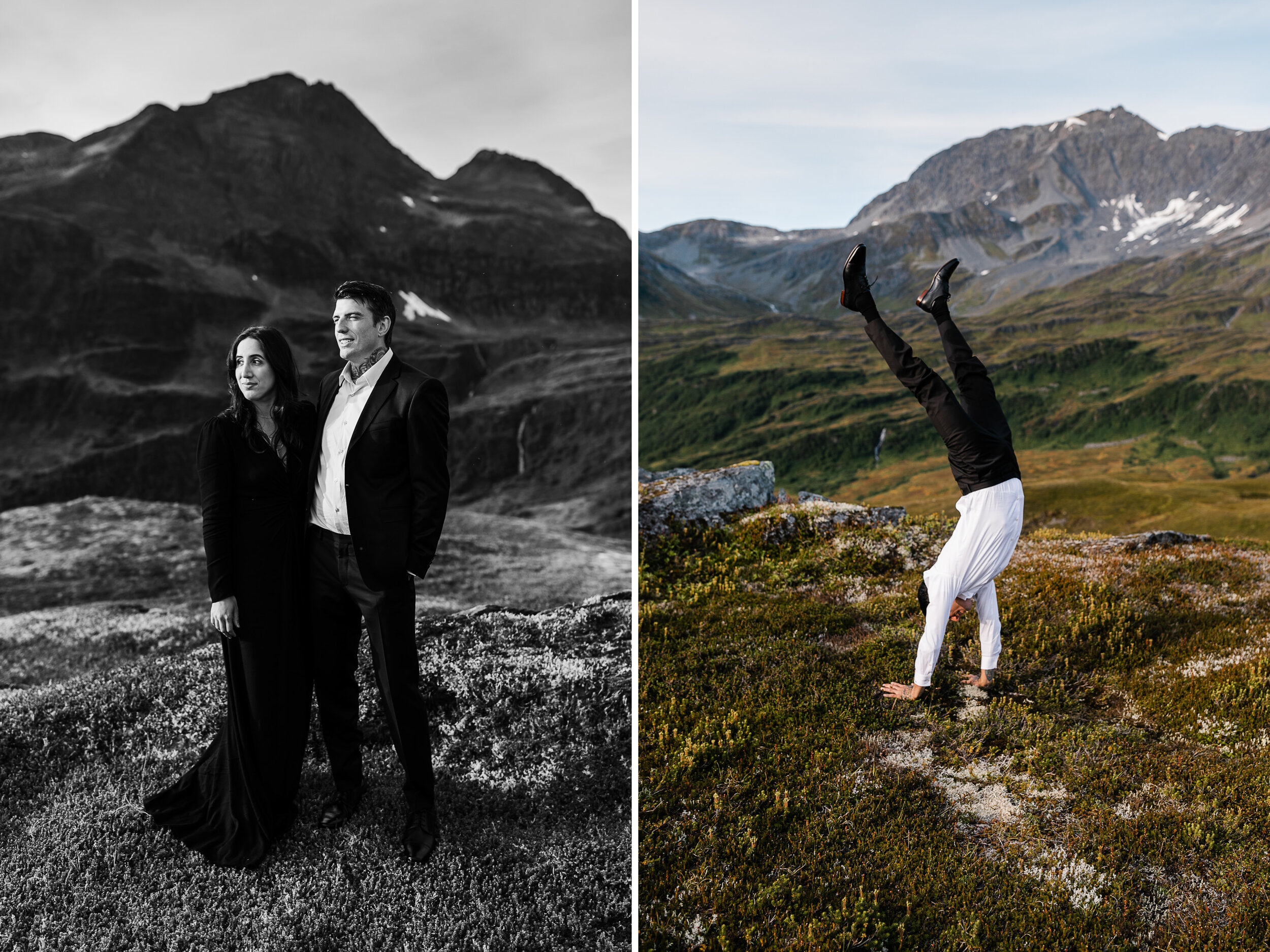 Alaska Engagement | Helicopter Exploration of Tundra | The Hearnes Photography