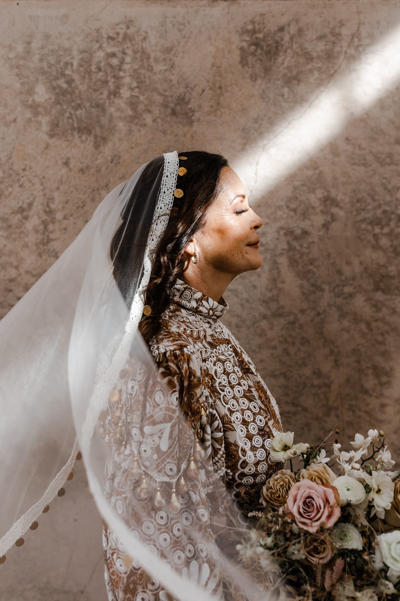 Boho Wedding Dress Rue de Seine Bride at Amangiri Luxury Elopement Resort | The Hearnes Adventure Photography