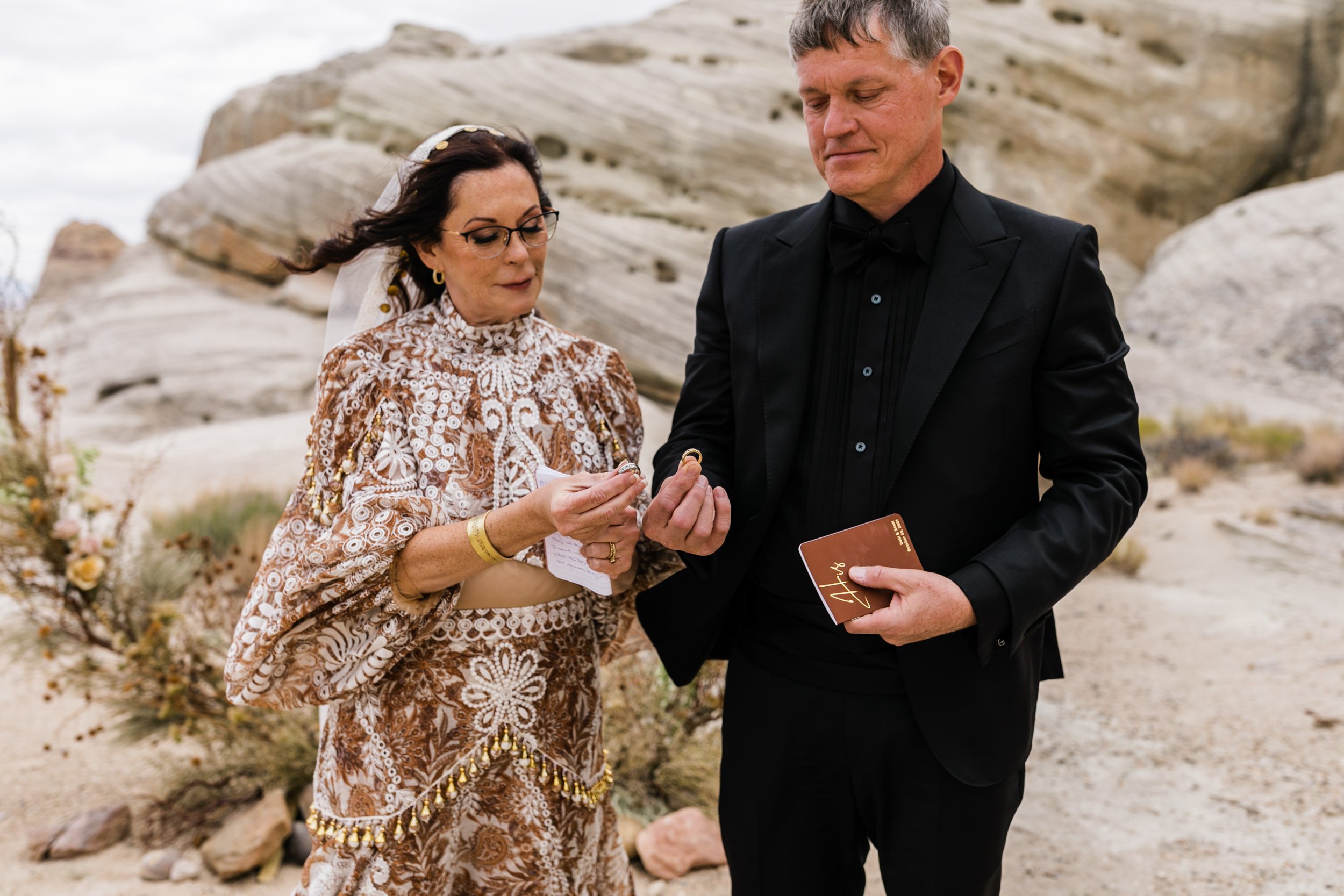Remote Desert Wedding Ceremony at Amangiri Luxury Elopement Resort | The Hearnes Adventure Photography