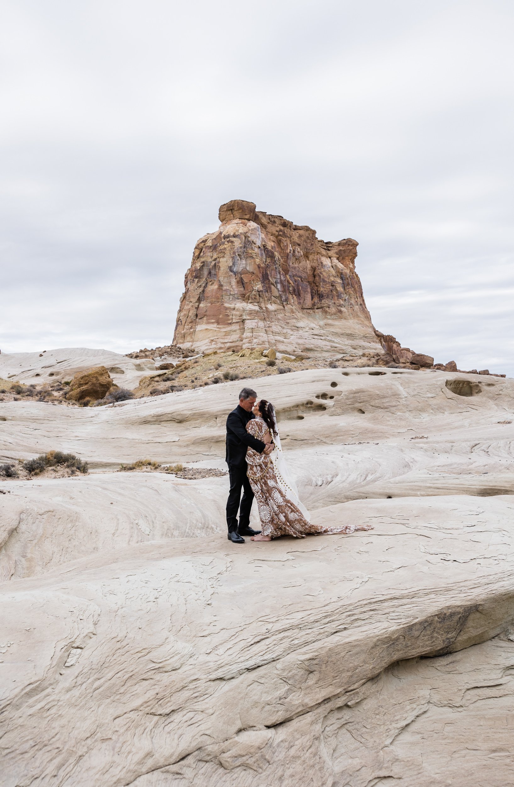 Remote Desert Wedding Ceremony at Amangiri Luxury Elopement Resort | The Hearnes Adventure Photography