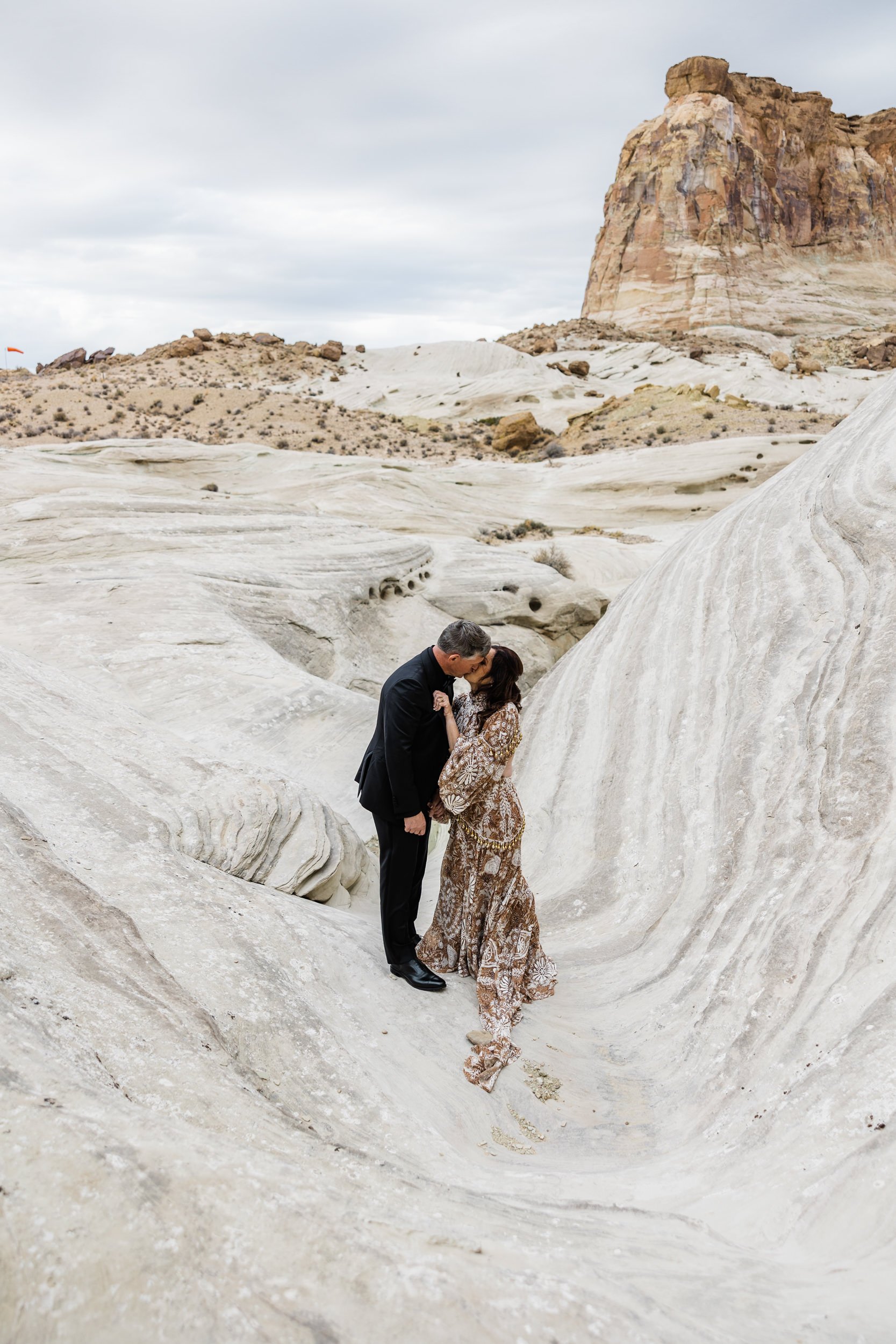 Remote Desert Wedding Ceremony at Amangiri Luxury Elopement Resort | The Hearnes Adventure Photography