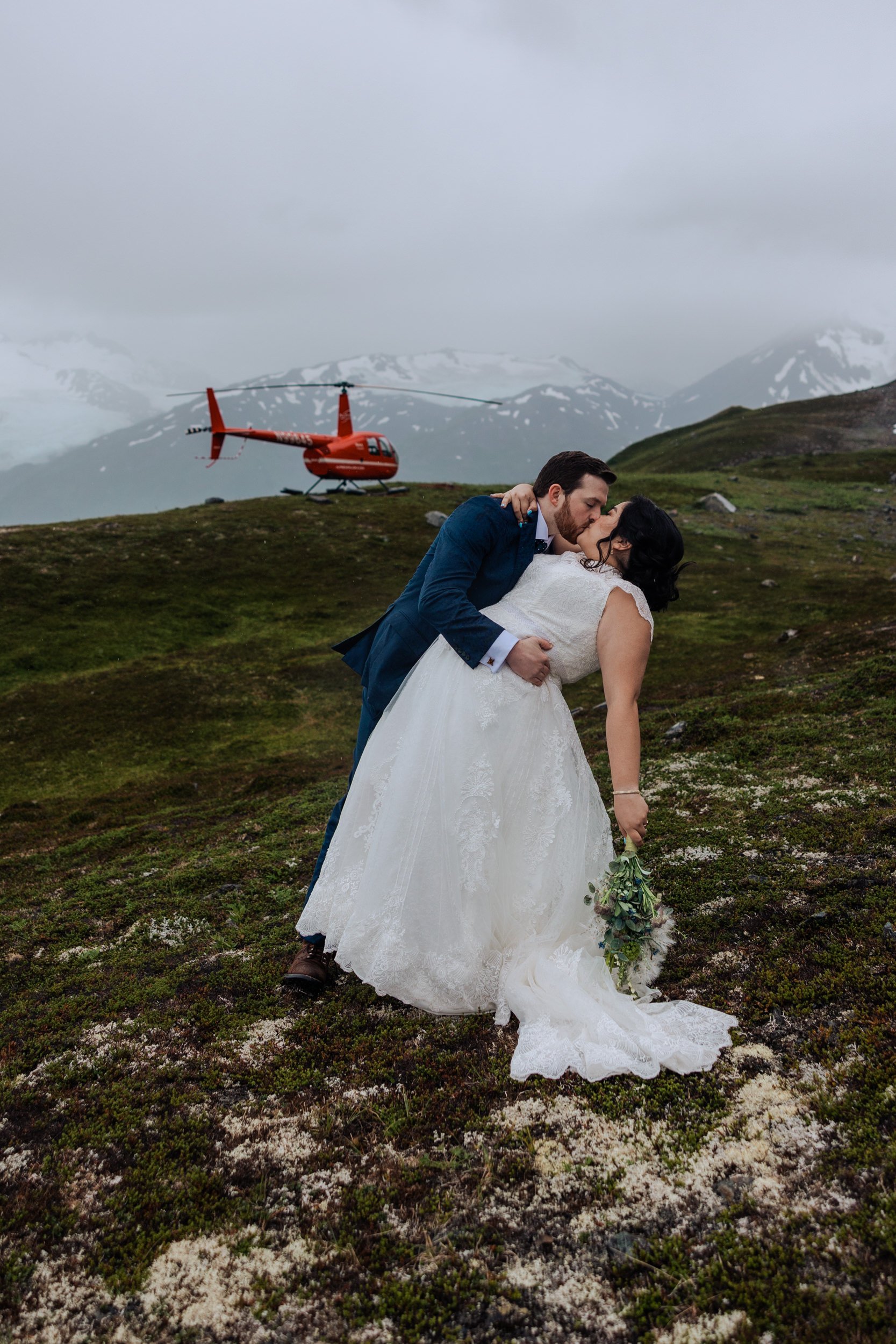Rainy Alaska Wedding Day
