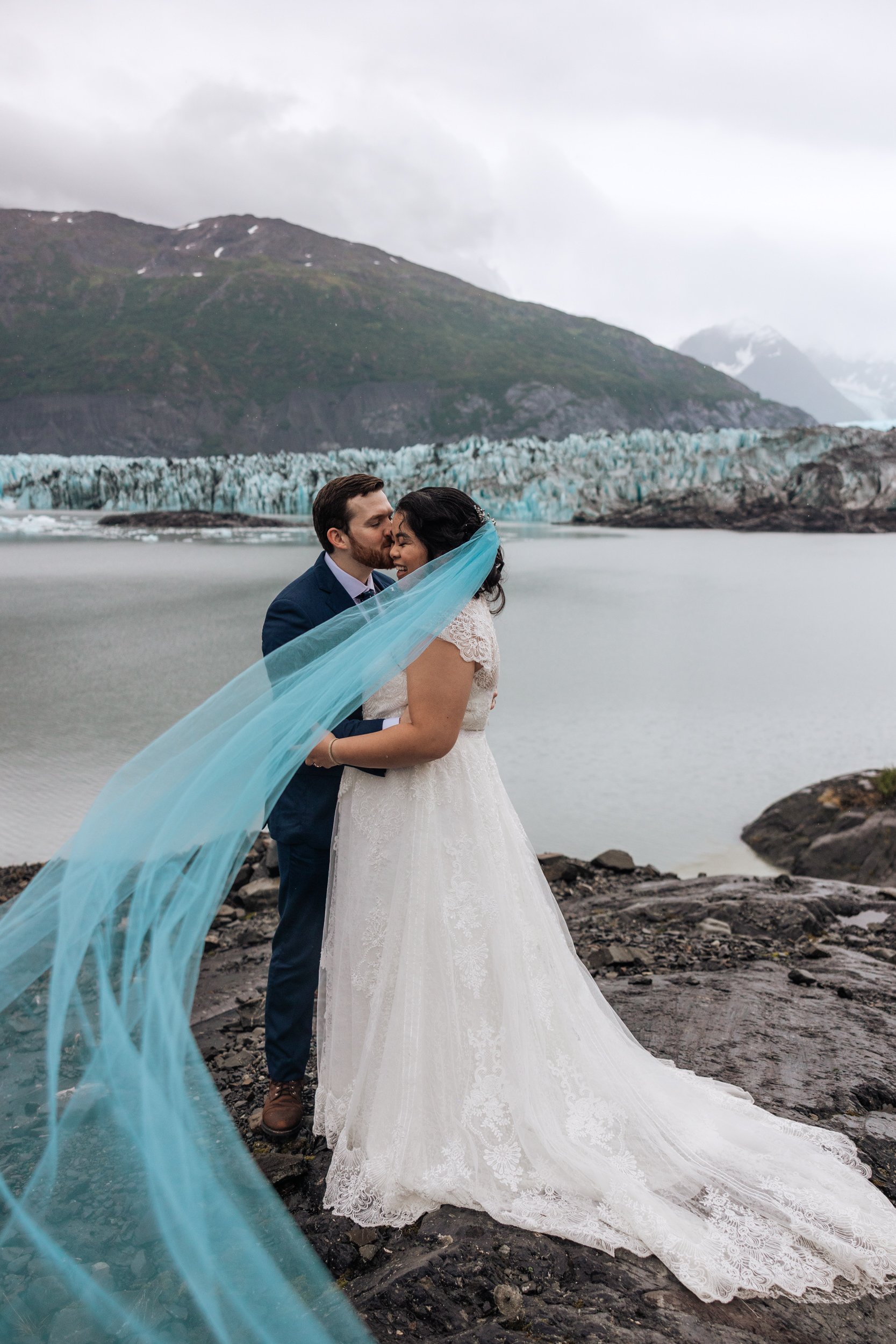 Rainy Alaska Wedding Day