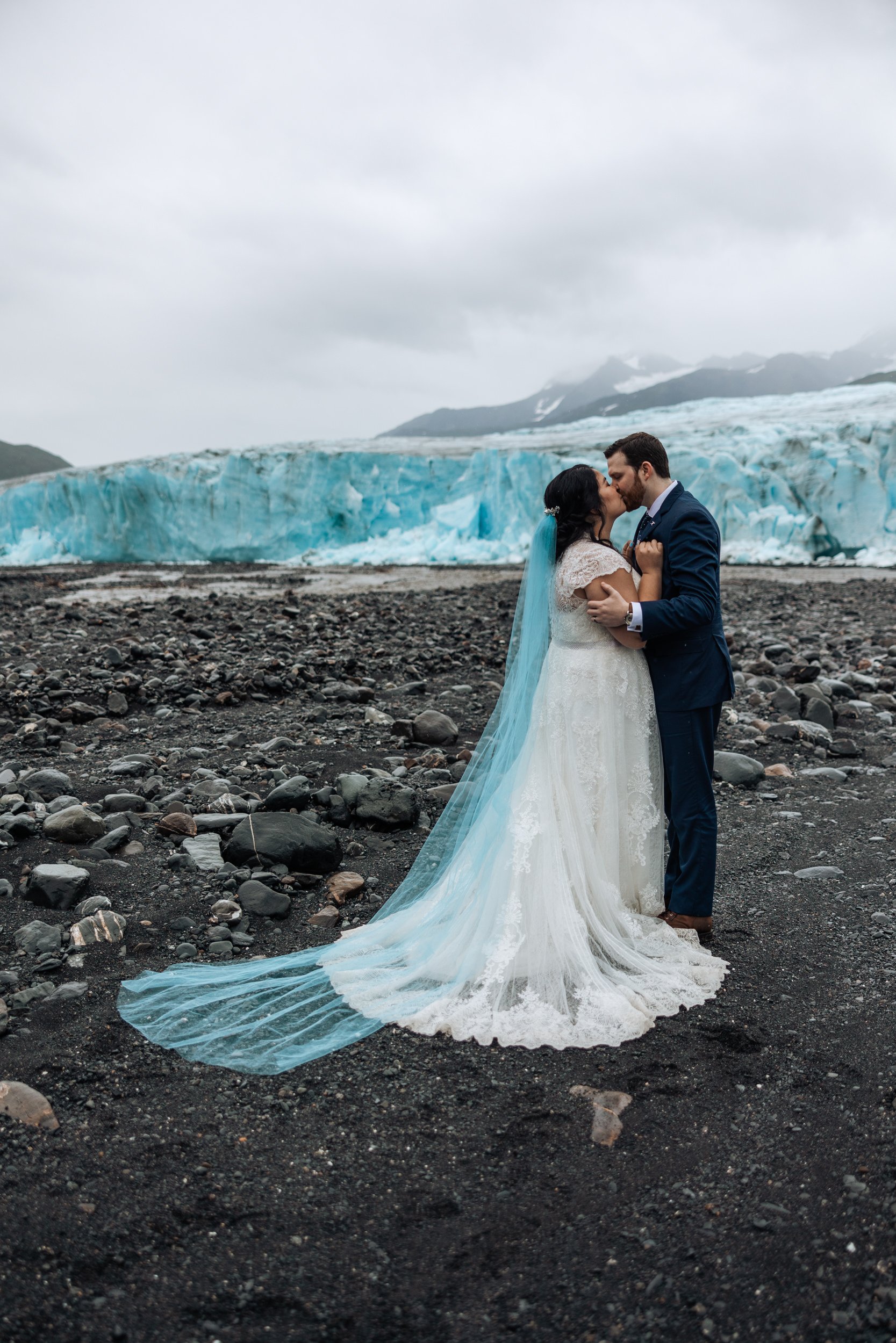 Fall Helicopter Elopement in Alaska