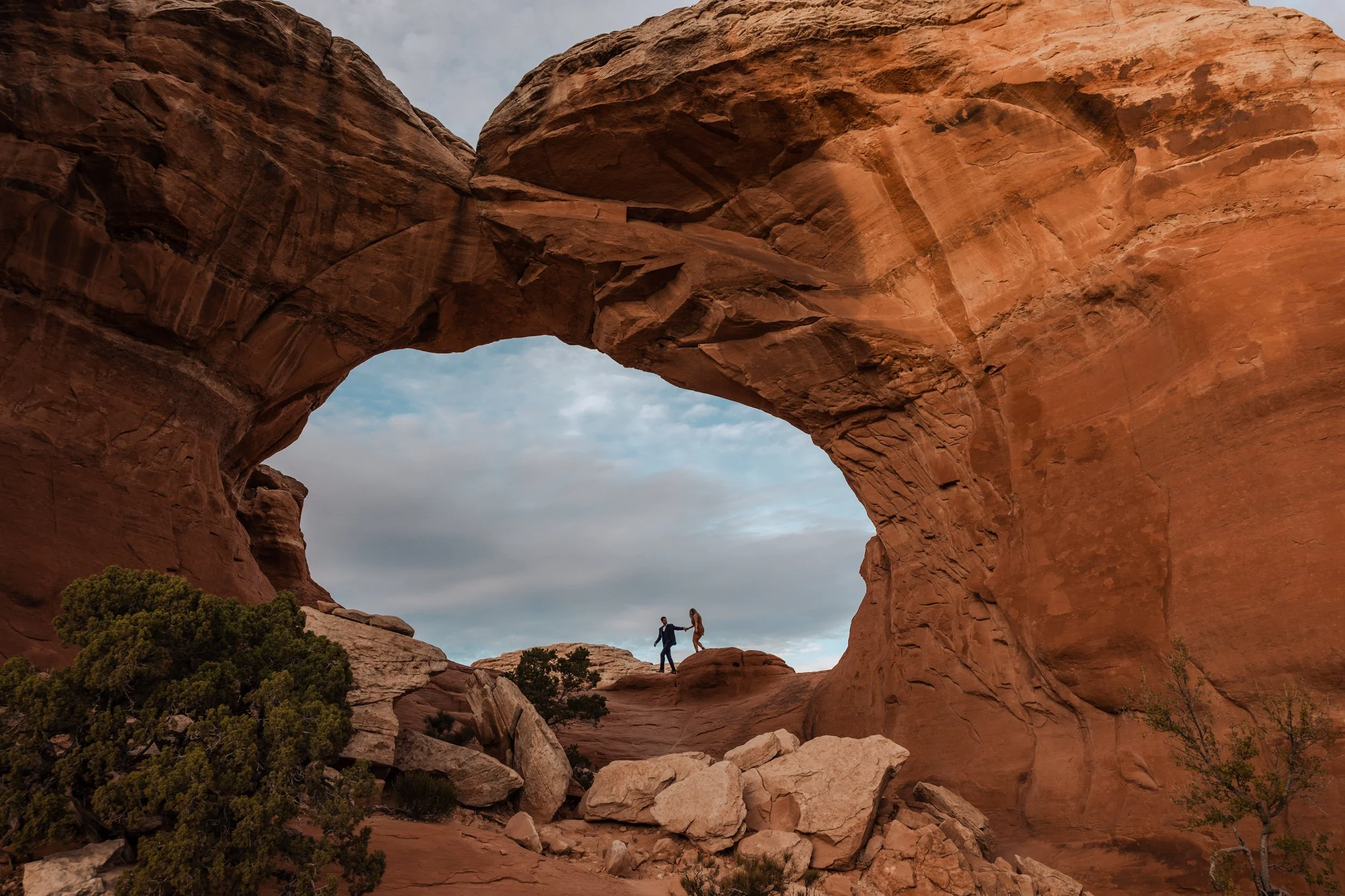 Laura + Landon in Arches National Park | Sneak Peek