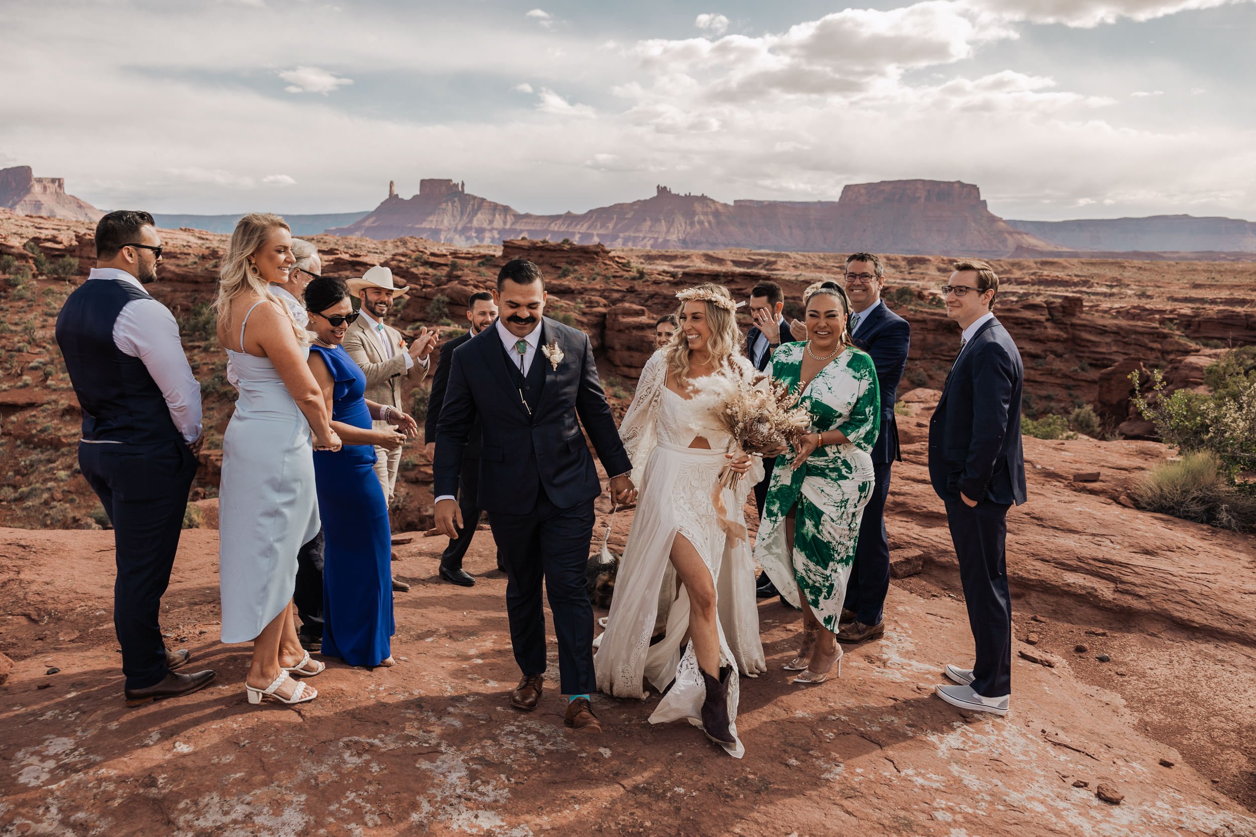 Moab, Utah Adventure Elopement in the Desert | The Hearnes Adventure Photography