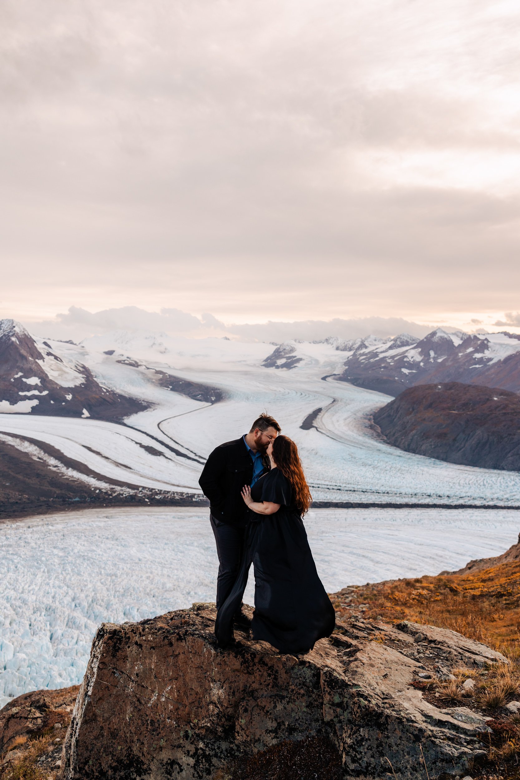 Glacier Helicopter Wedding in Alaska | The Hearnes Elopement Photography