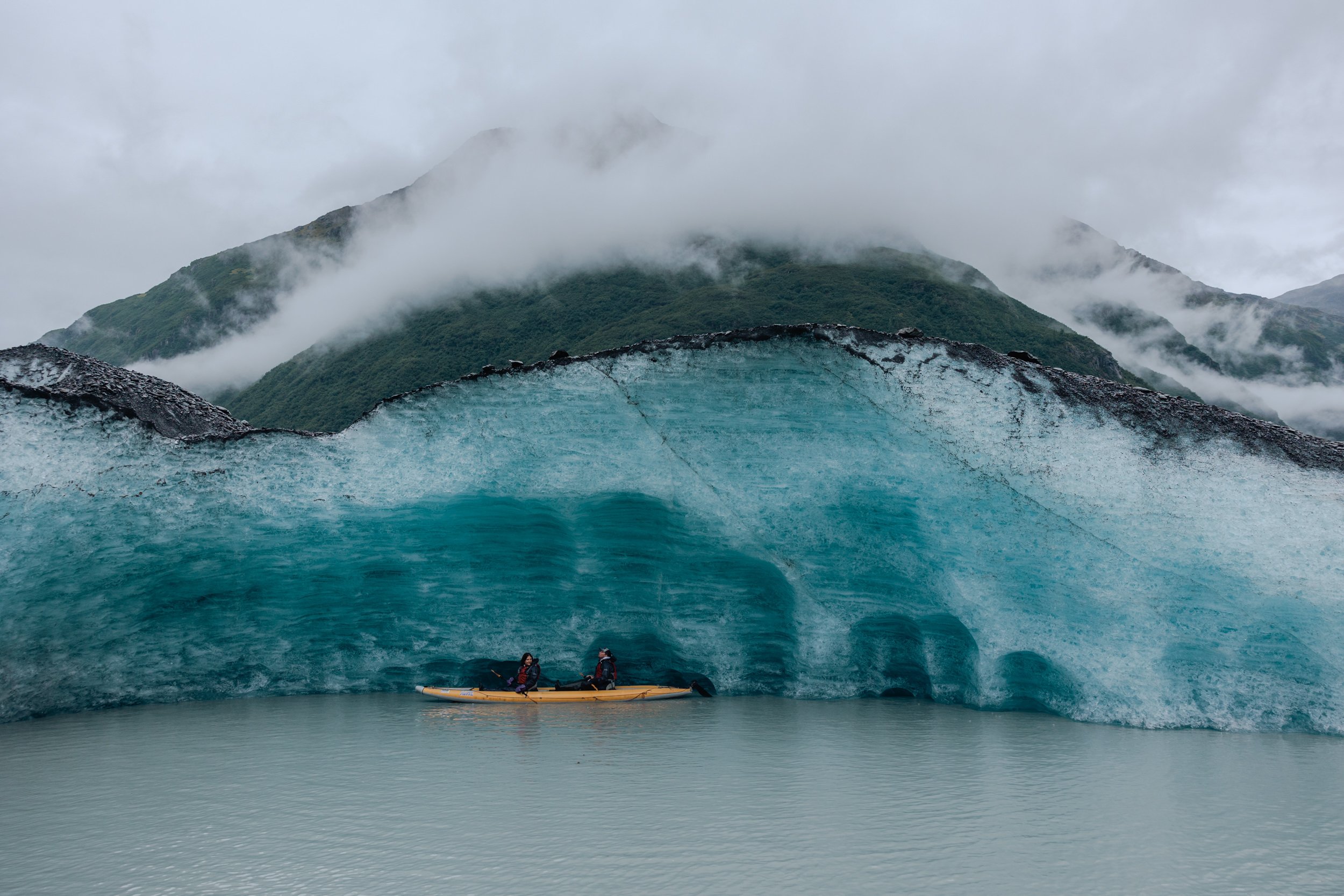 Kayaking with Icebergs Elopement Wedding in Alaska | The Hearnes Adventure Photography