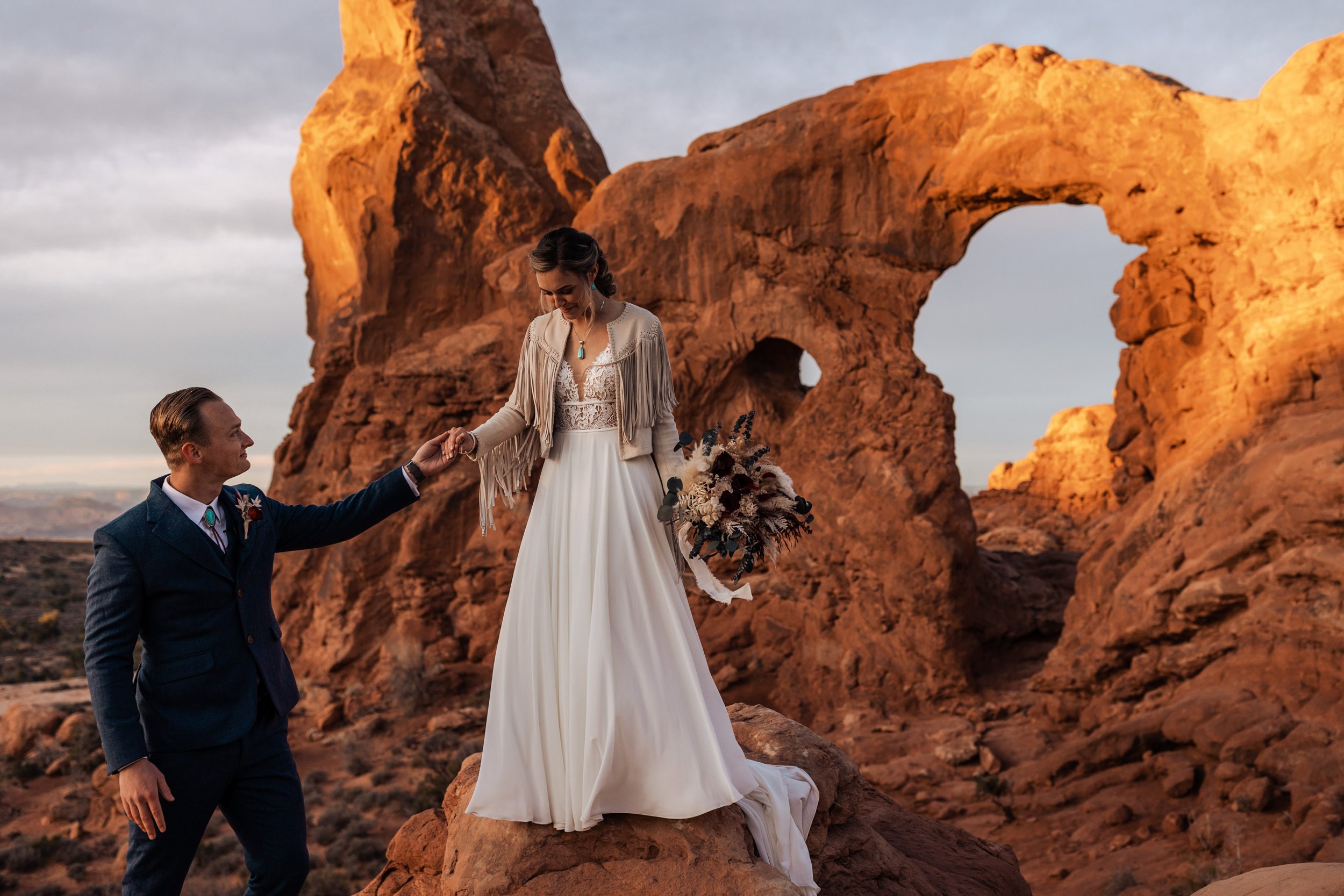 Arches National Park Wedding | The Hearnes Adventure Photography