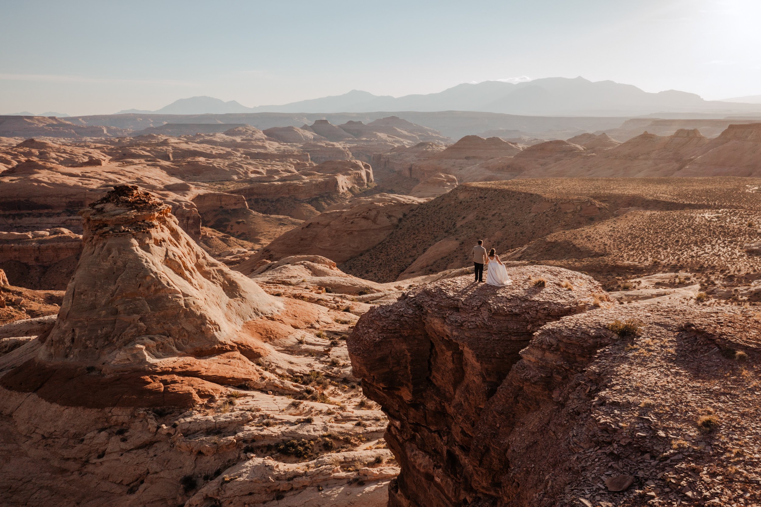 Moab, Utah Airplane Aviation Backcountry Elopement | The Hearnes Adventure Photography