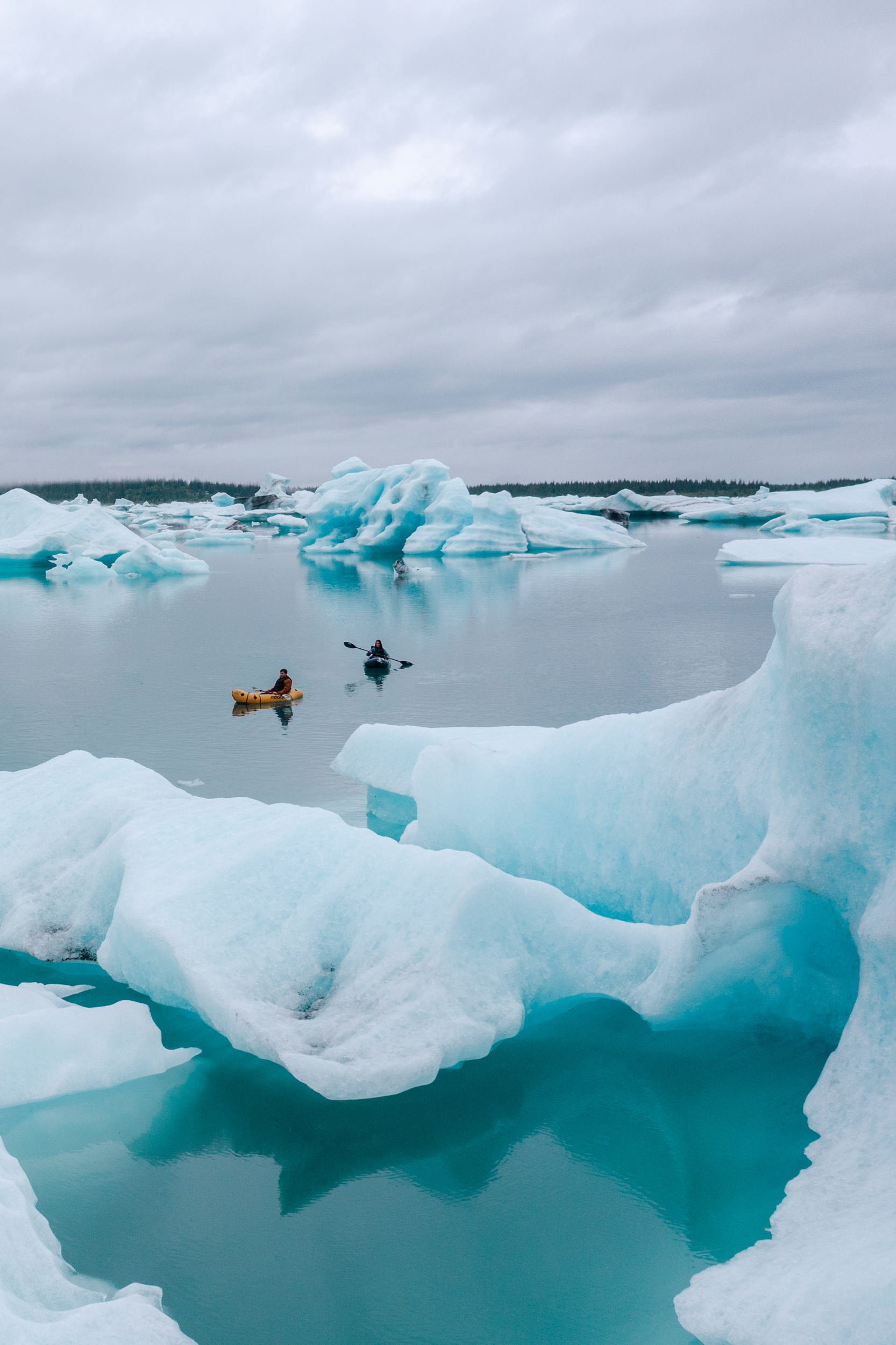 Kayaking with Icebergs Elopement Wedding in Alaska | The Hearnes Adventure Photography
