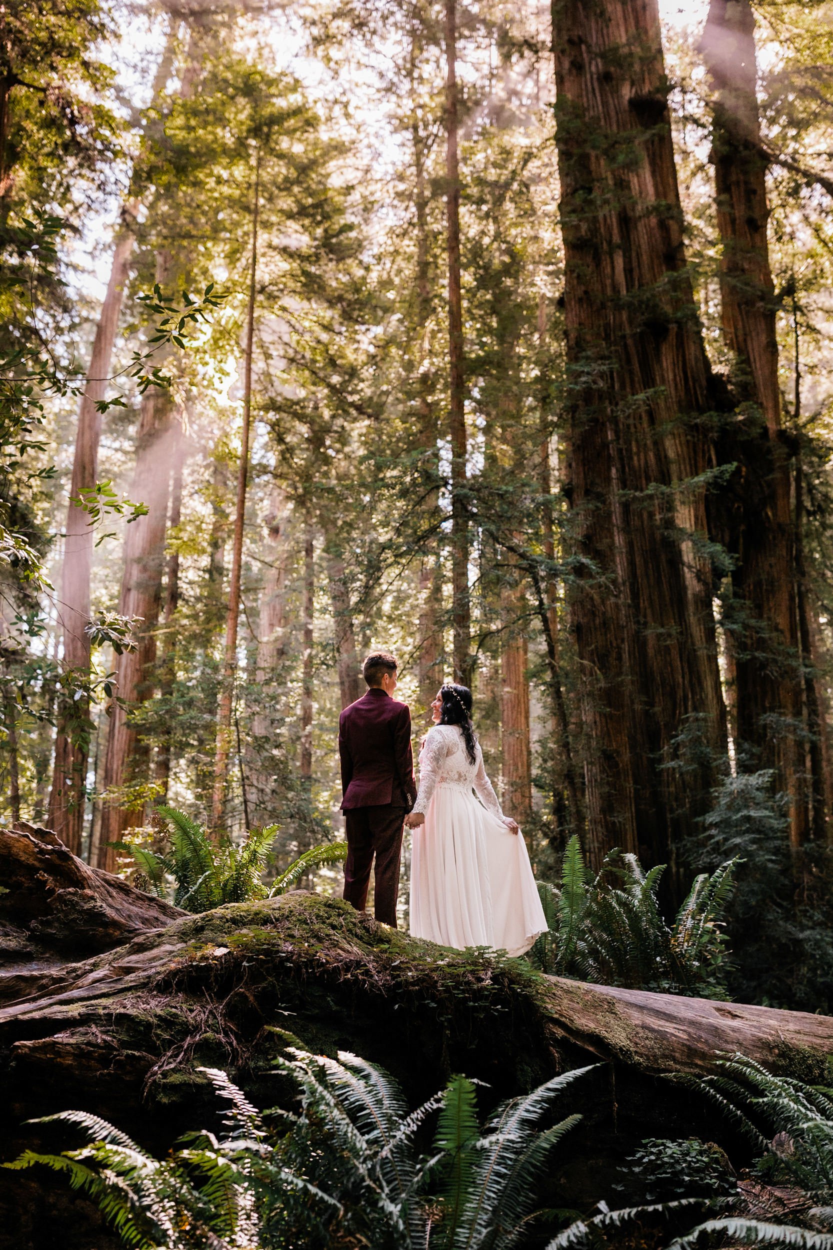 Redwoods National Park Elopement | LGBTQ+ Wedding | The Hearnes Adventure Photography