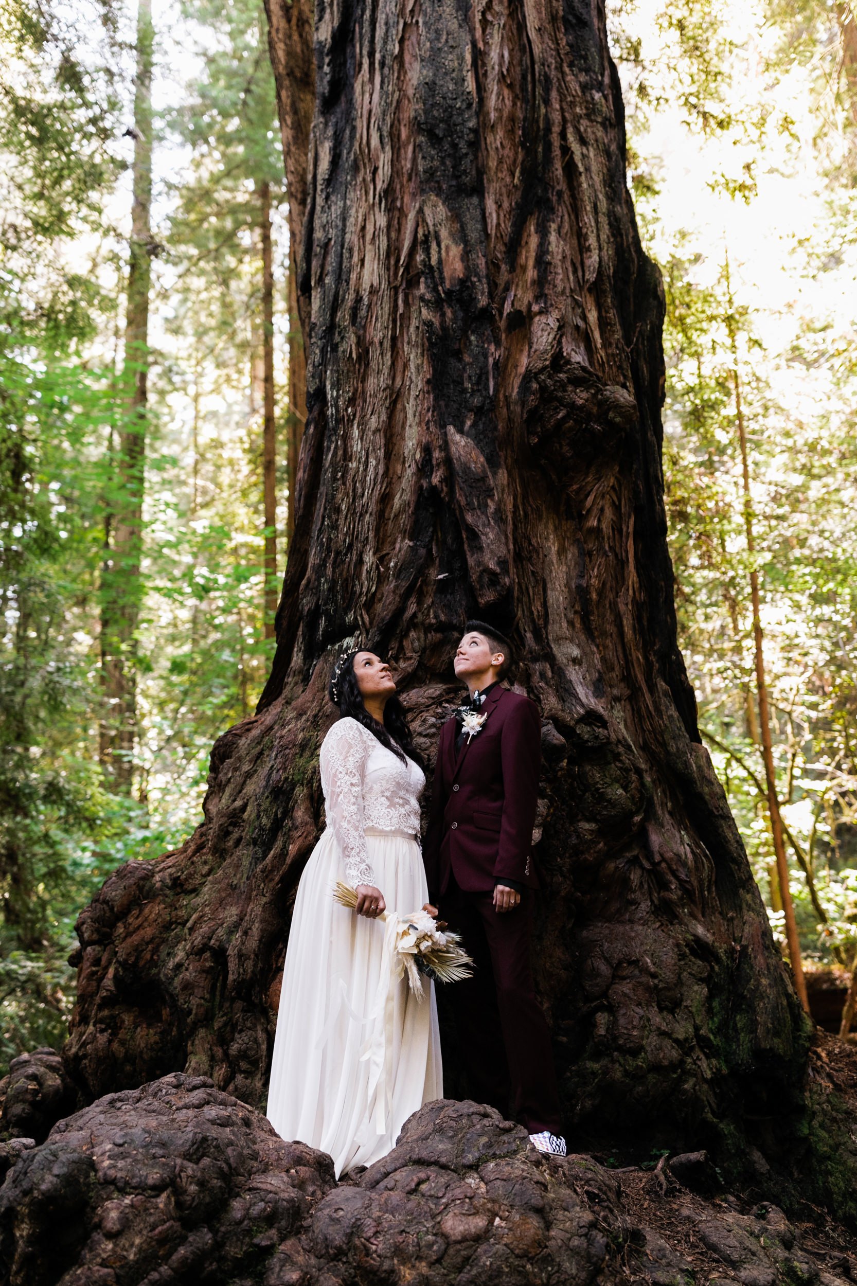 Redwoods National Park Elopement | LGBTQ+ Wedding | The Hearnes Adventure Photography