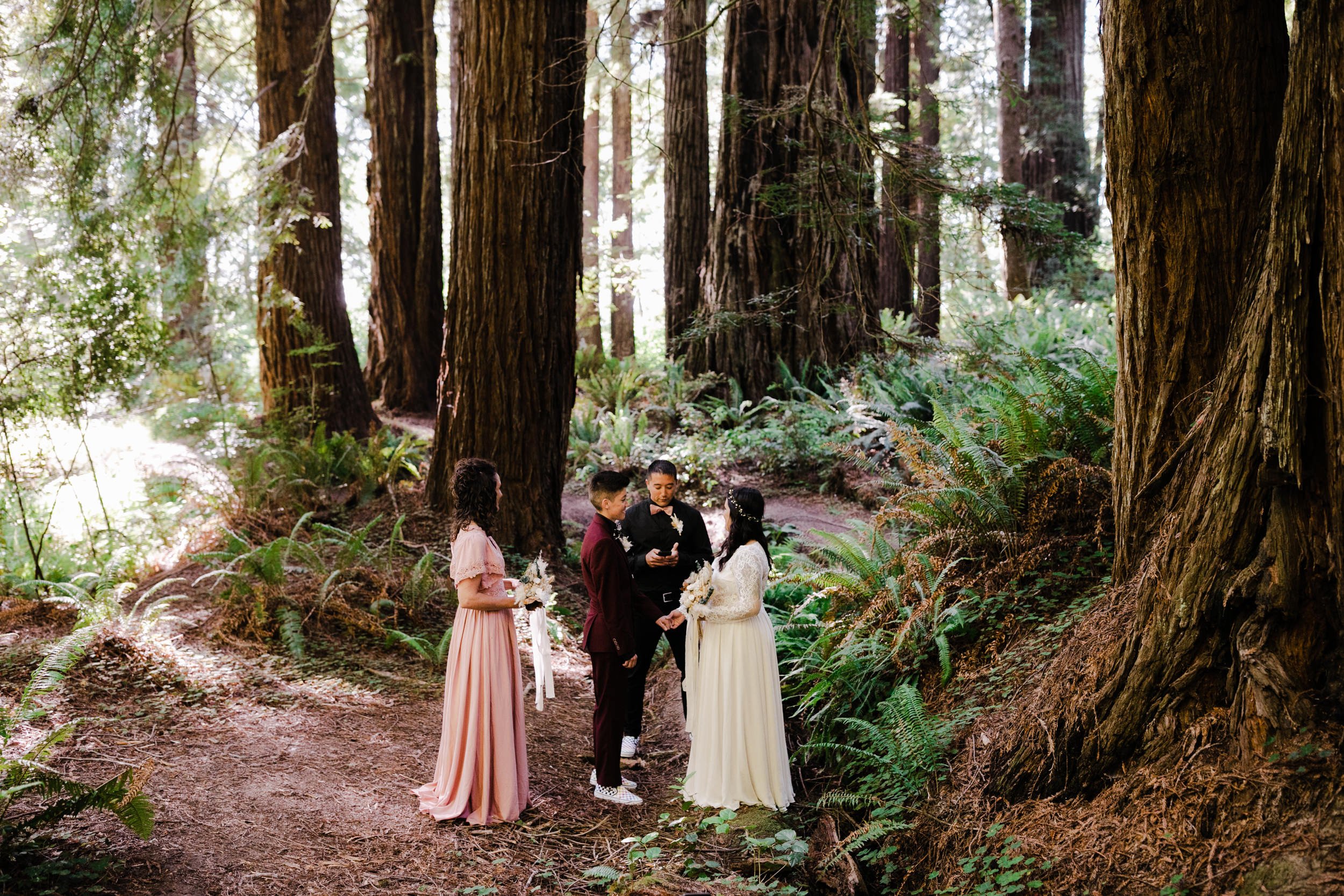 Redwoods National Park Elopement | LGBTQ+ Wedding | The Hearnes Adventure Photography