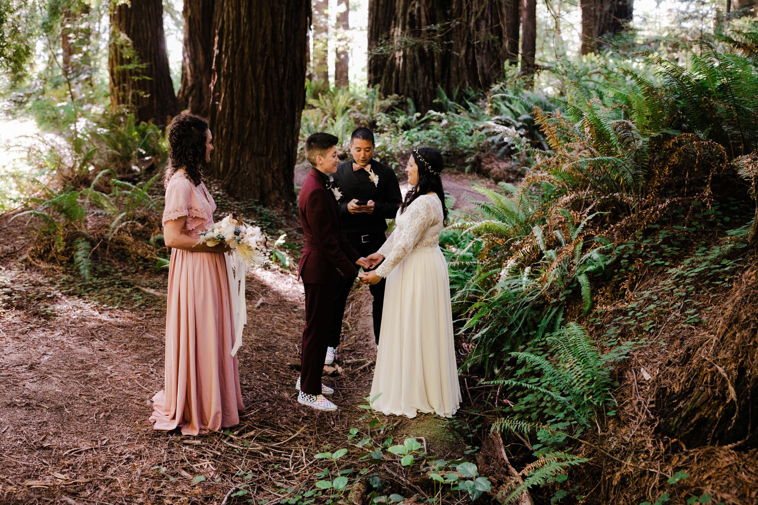 Redwoods National Park Elopement | LGBTQ+ Wedding | The Hearnes Adventure Photography