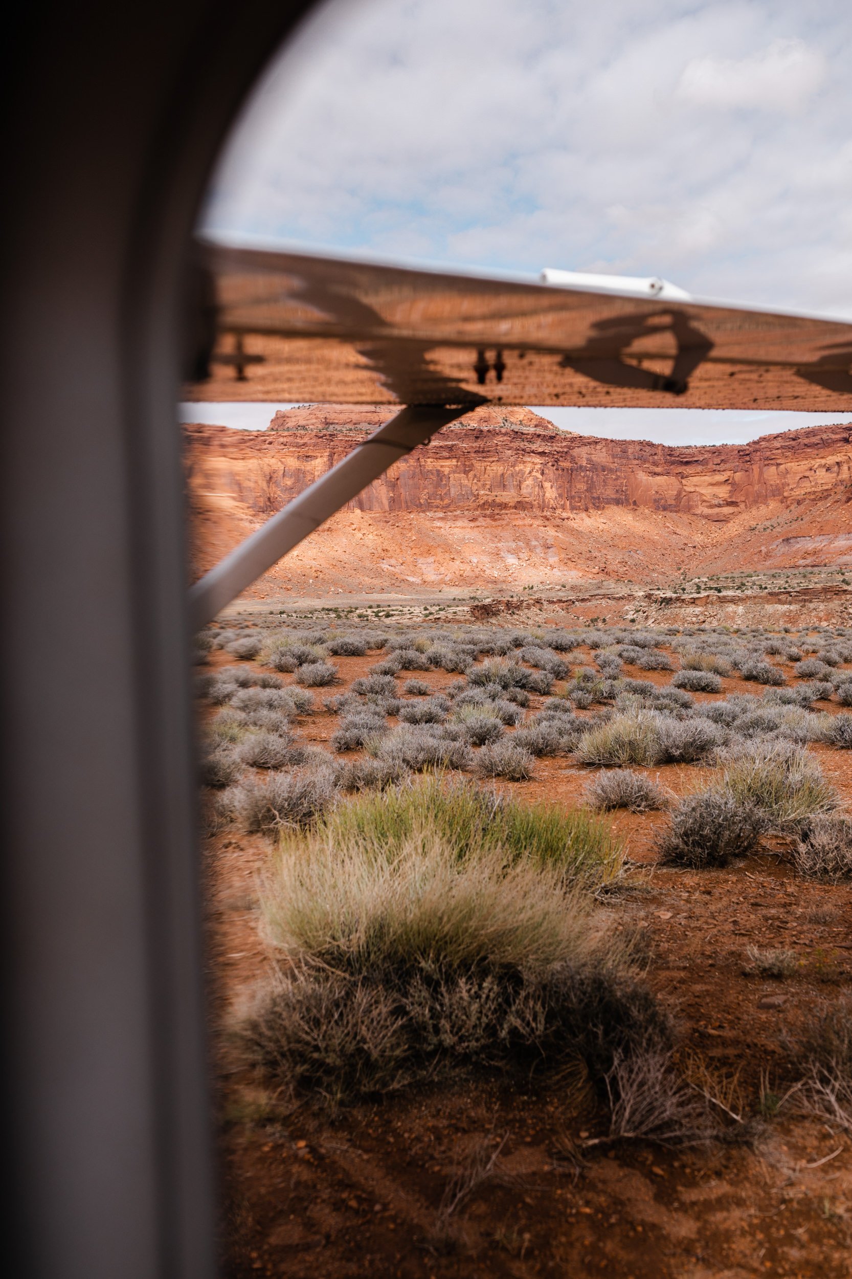 Backcountry Airplane Flight Tour Wedding in Moab, Utah | The Hearnes Adventure Photography