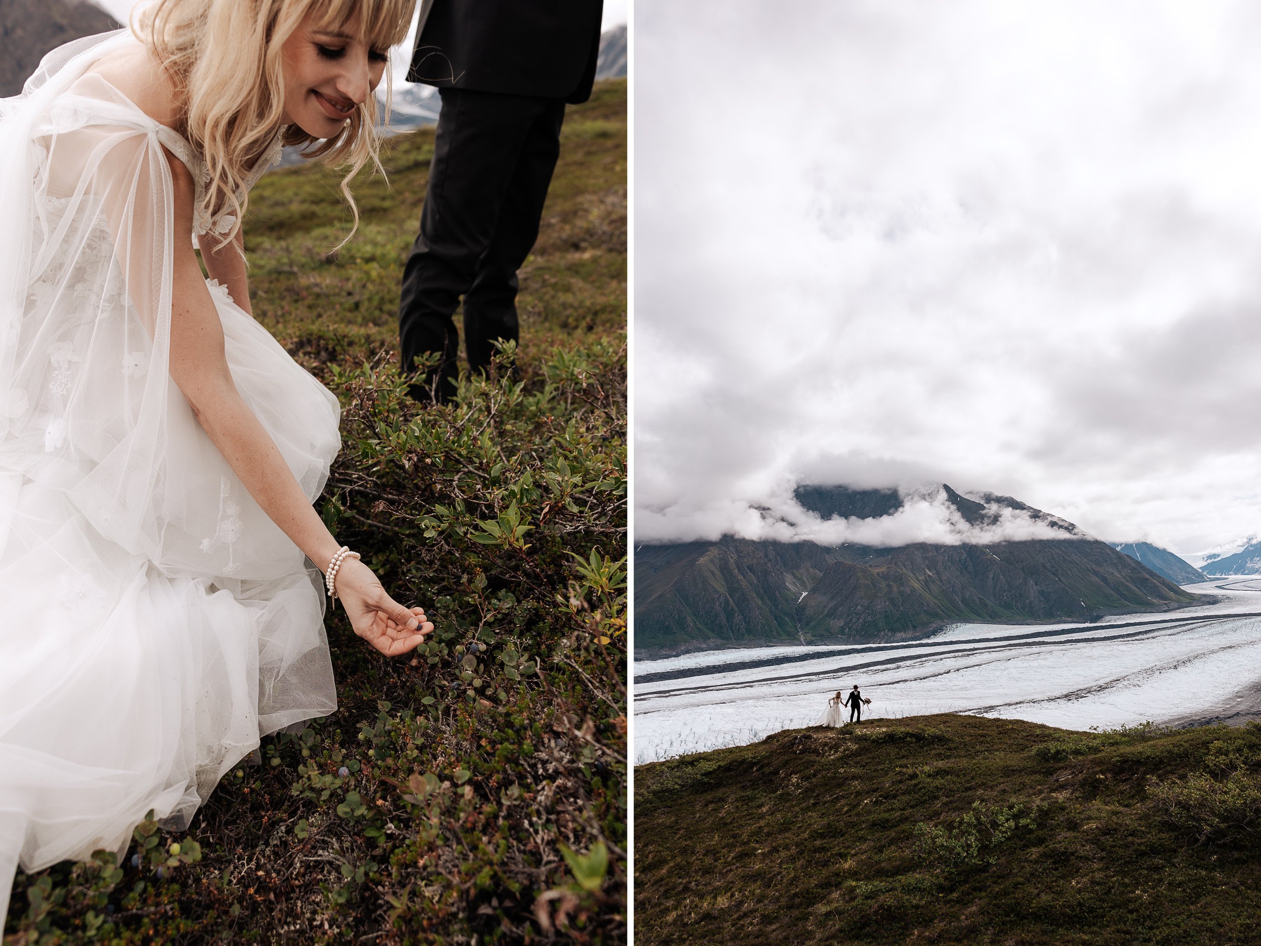 Helicopter Elopement at Sheep Mountain Lodge in Alaska