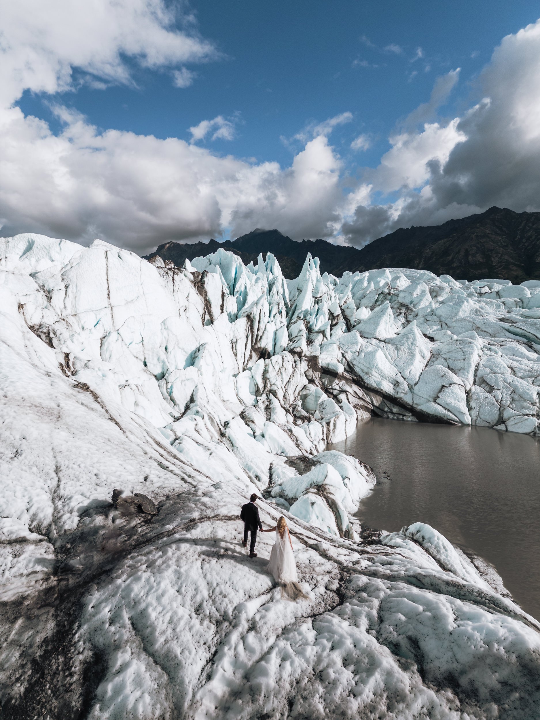 Glacier Hiking Elopement in Alaska